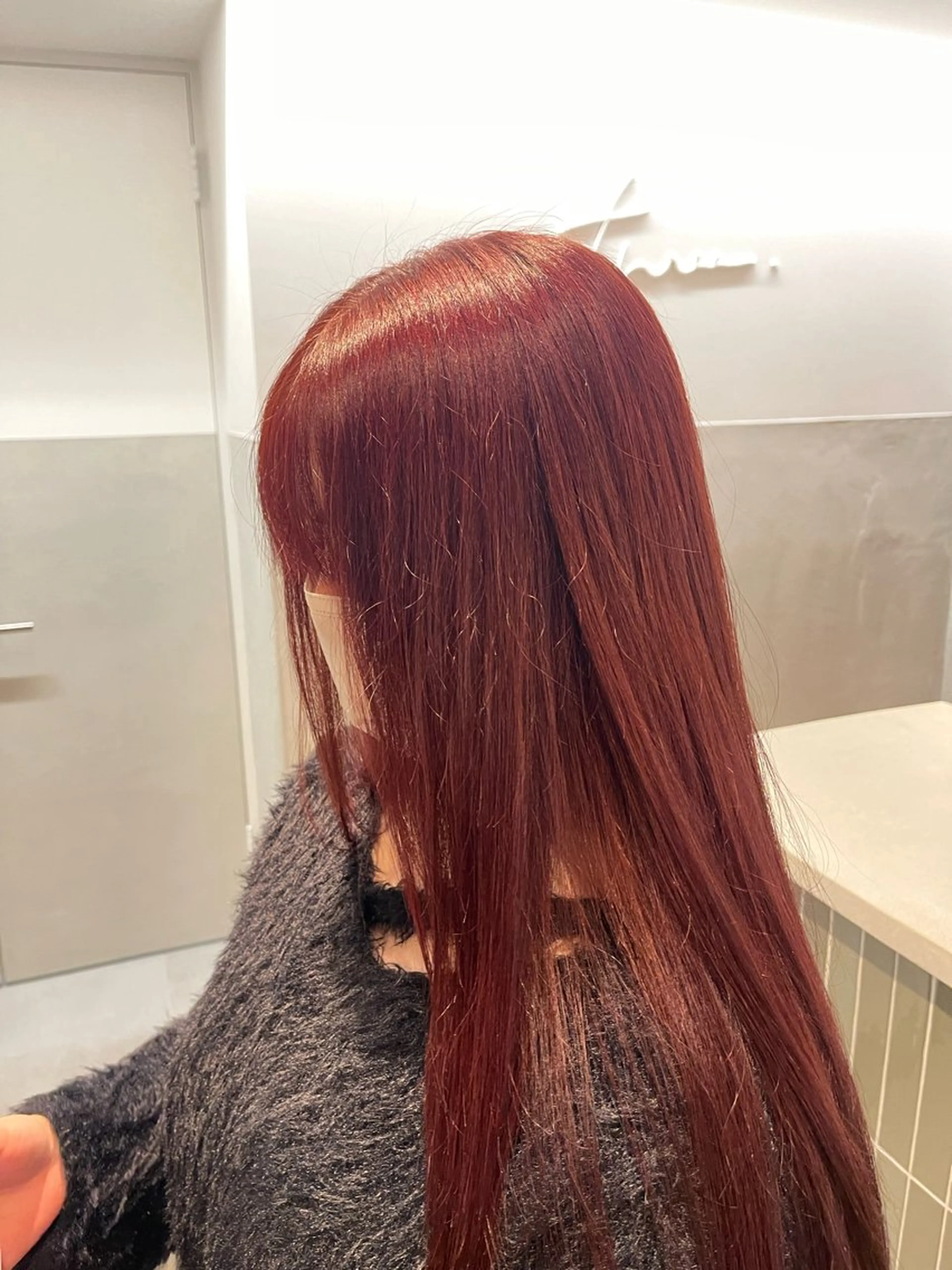 ロング カラー 髪質改善 three所属・🦄今西 利音🦄のヘアスタイル