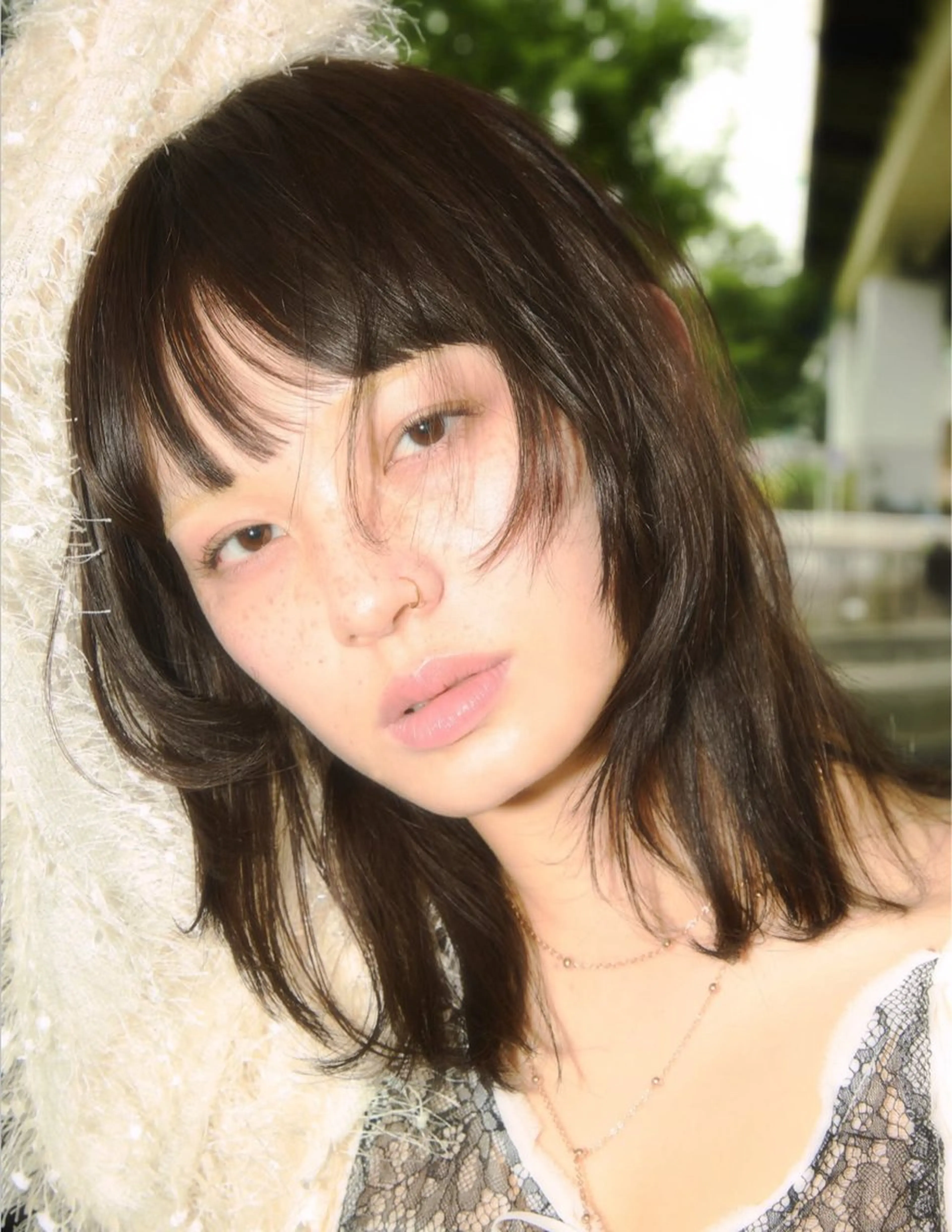 ミディアム カラー レイヤーカット ウルフカット カット ヘアカラー 榛地 渉馬のヘアスタイル