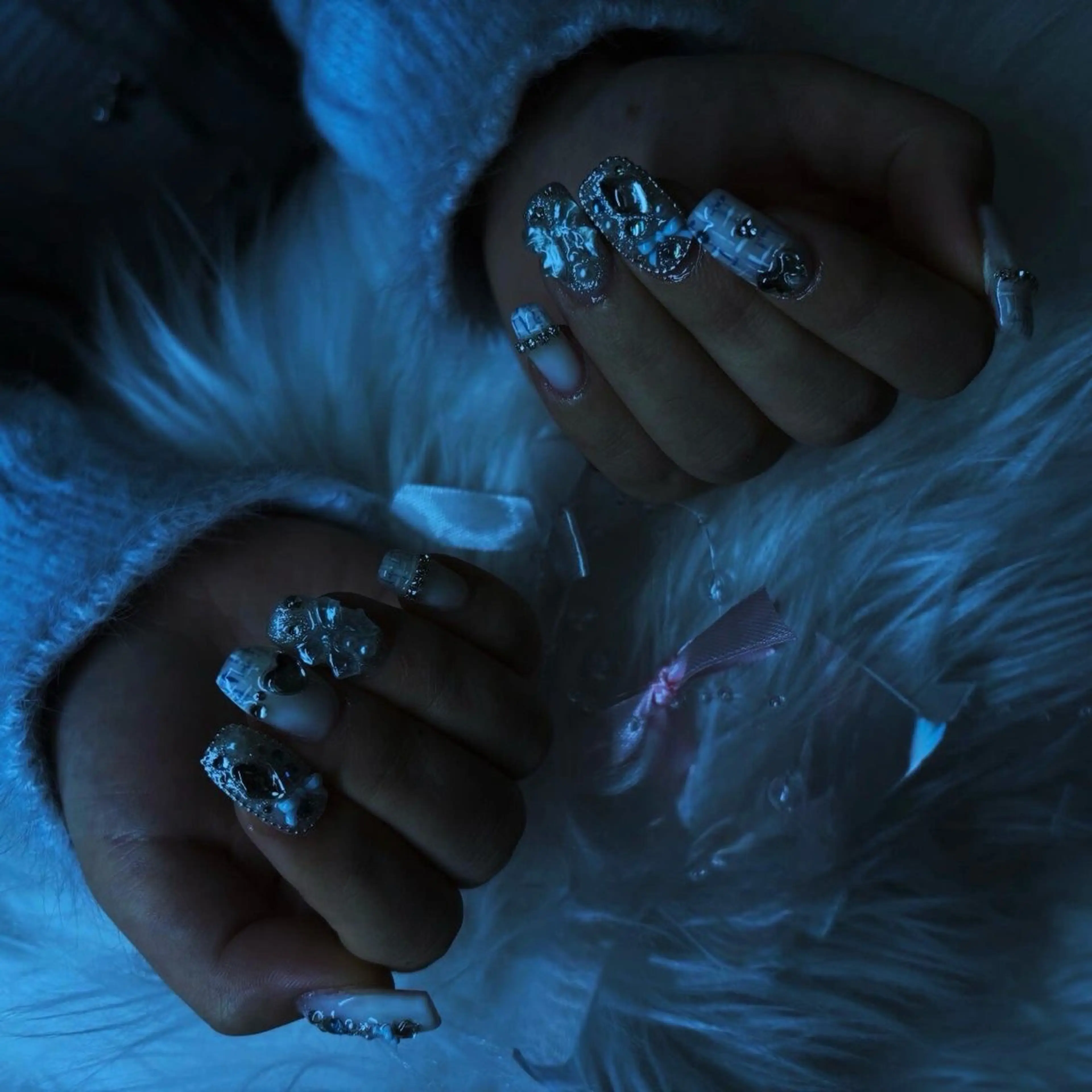 ネイル 長さ出し 持ち込み ハンドネイル Vante梅田店所属・vante_aimi .パラジェル取扱店のネイルデザイン