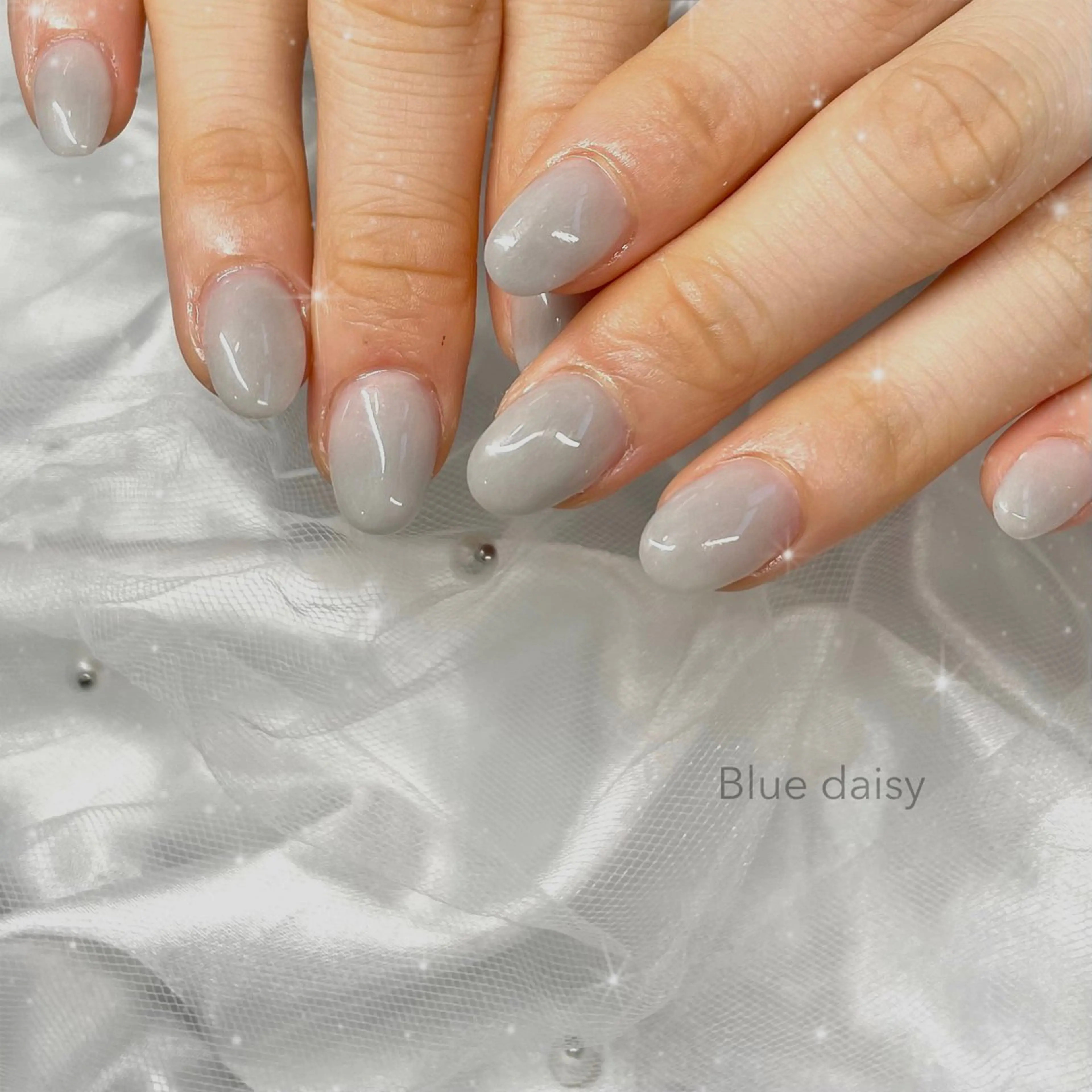 ネイル スカルプネイル ショートネイル ハンドネイル Blue daisy所属・Blue daisy 栄本店のネイルデザイン