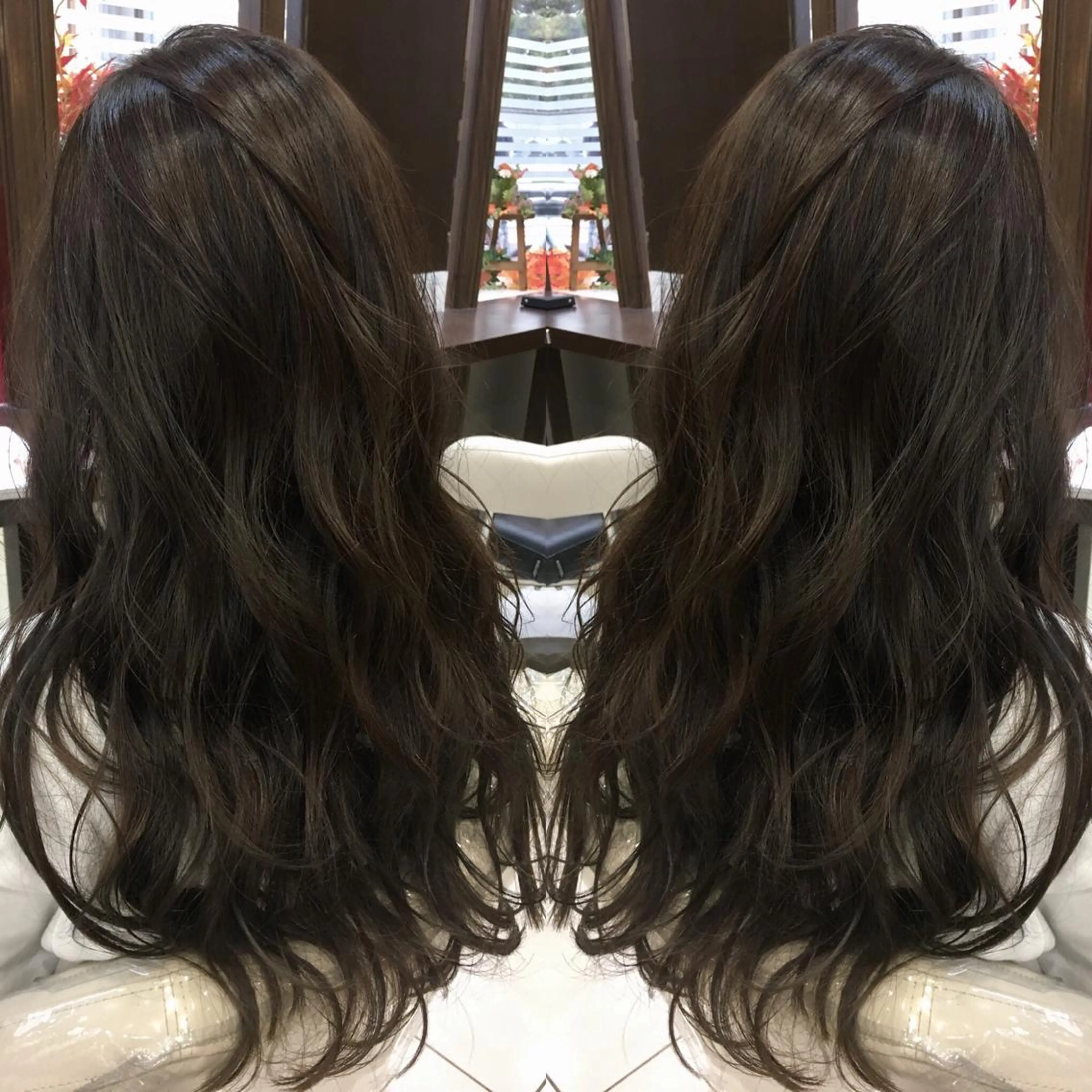 ロング カラー 寺内 紳悟のヘアスタイル