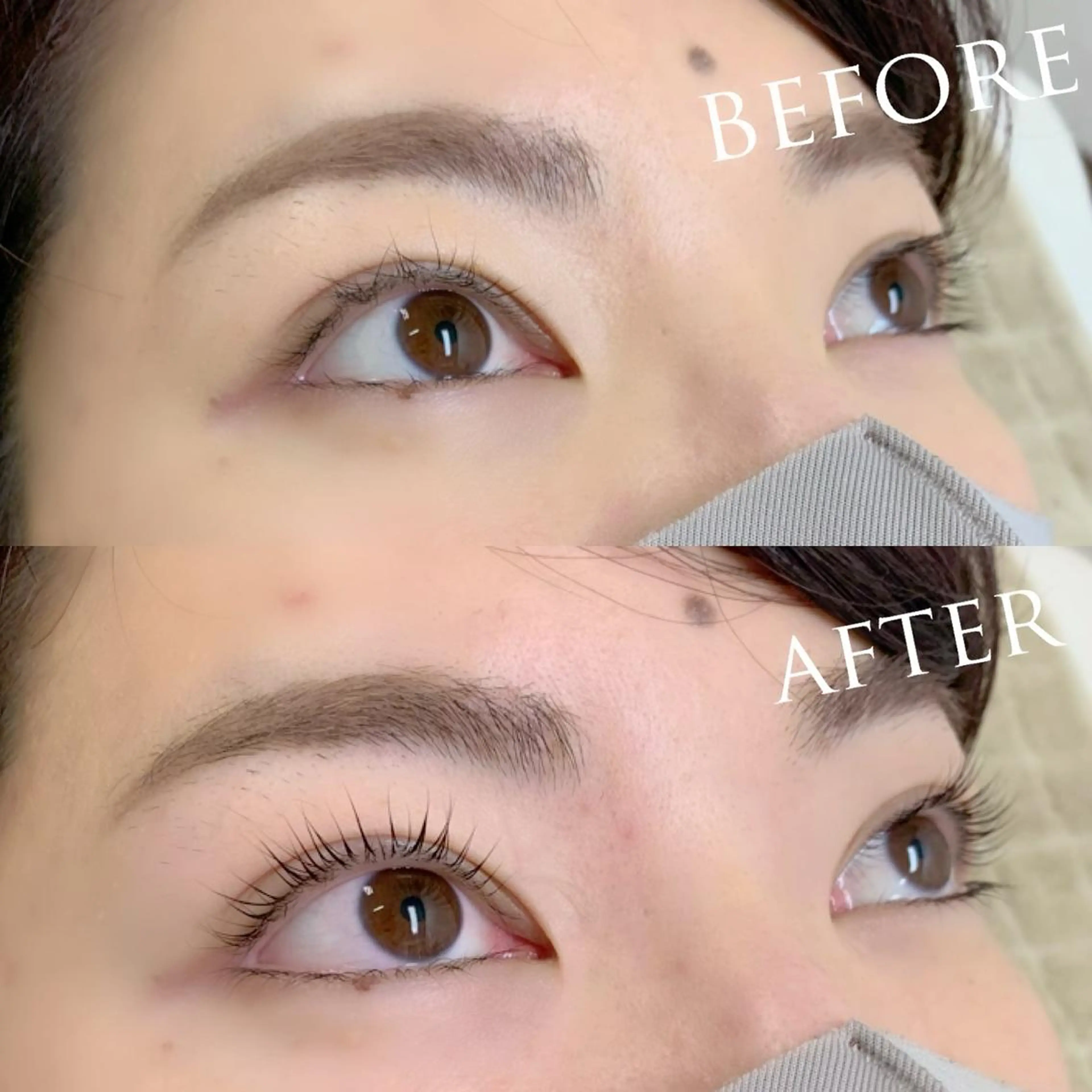 マツエク・マツパ パリジェンヌラッシュリフト La.Moon~eye lash&heir make~所属・ラムーン アイラッシュ&ヘアメのマツエク・マツパデザイン