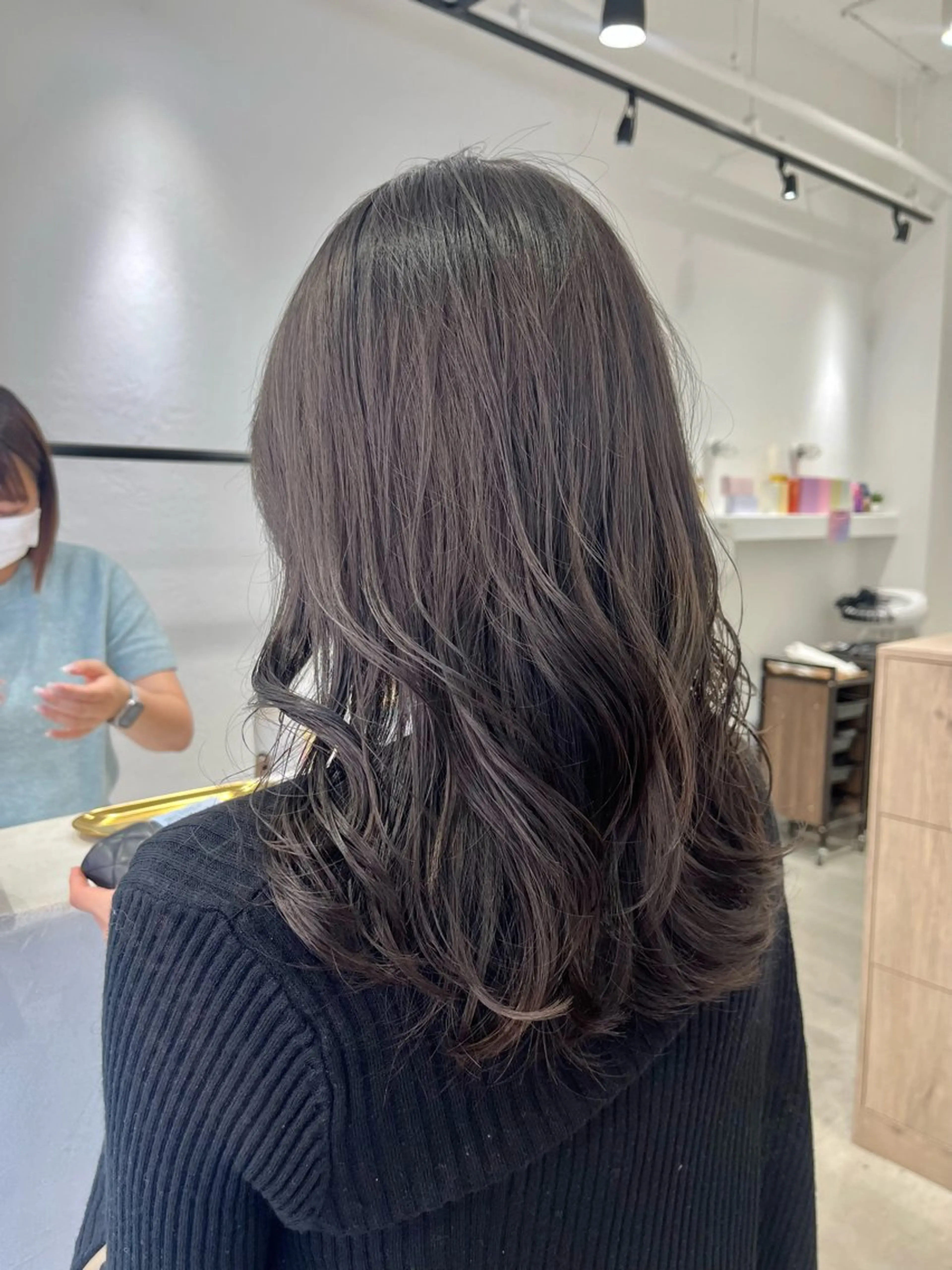 ロング カラー カット ヘアカラー トリートメント ボブ/美髪矯正 /佐藤　奈巳のヘアスタイル