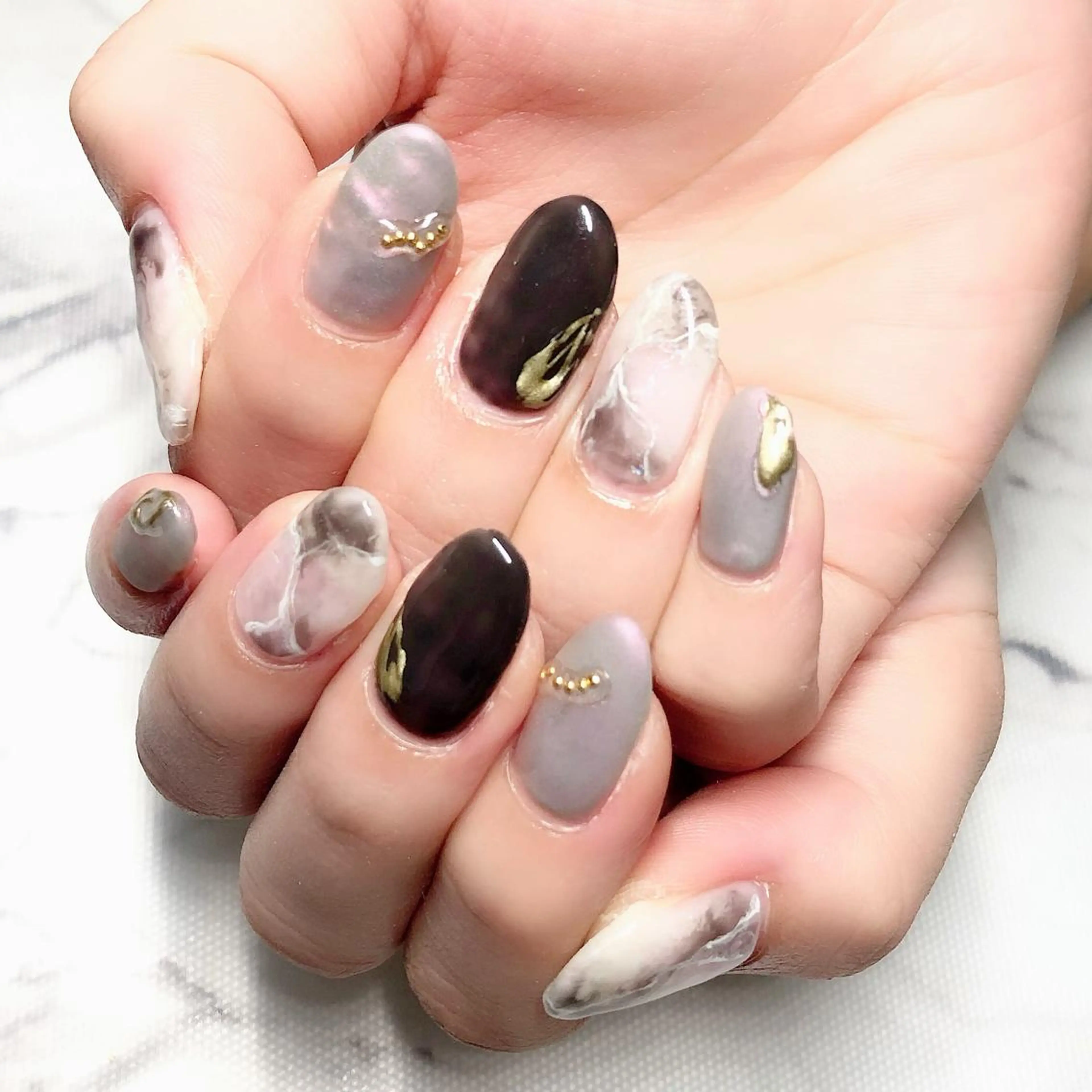 ネイル ニュアンスネイル ハンドネイル nail salon mのネイルデザイン