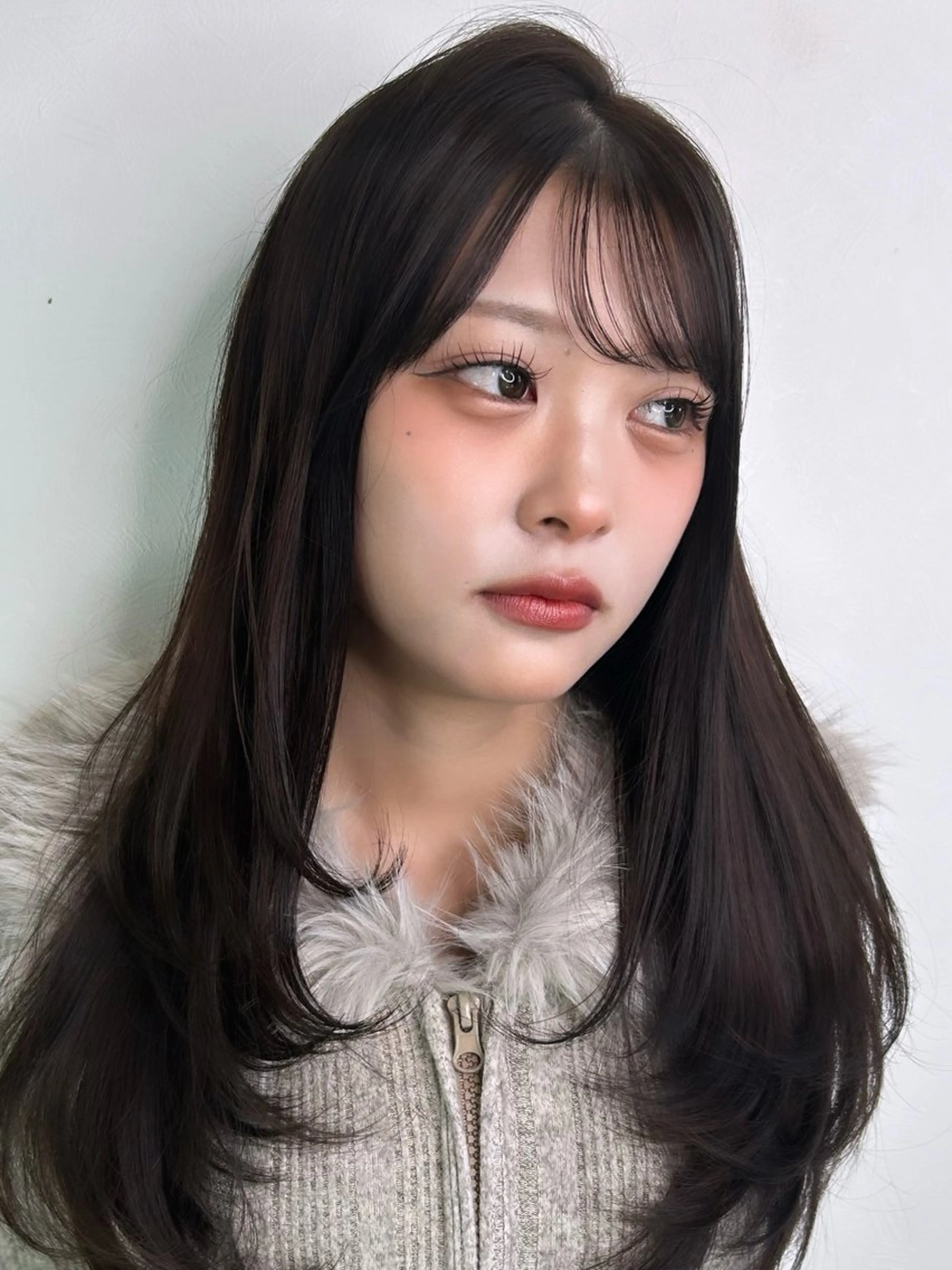 ロング カット ヘアカラー トリートメント 剣持友希/高崎 ifh iizukaのヘアスタイル