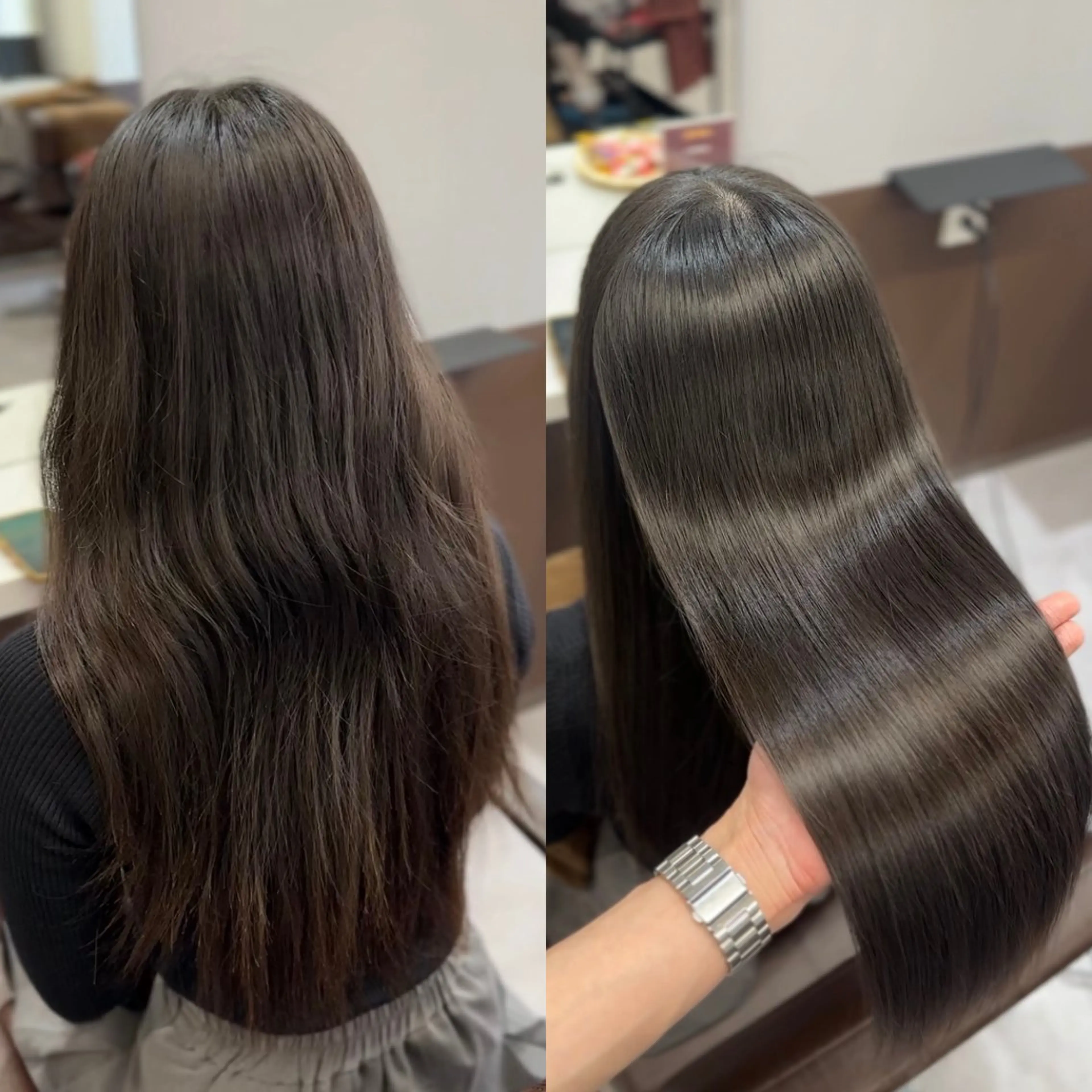 【ワンカラーで透明感🪞】カット➕カラー➕ケアトリートメントの写真
