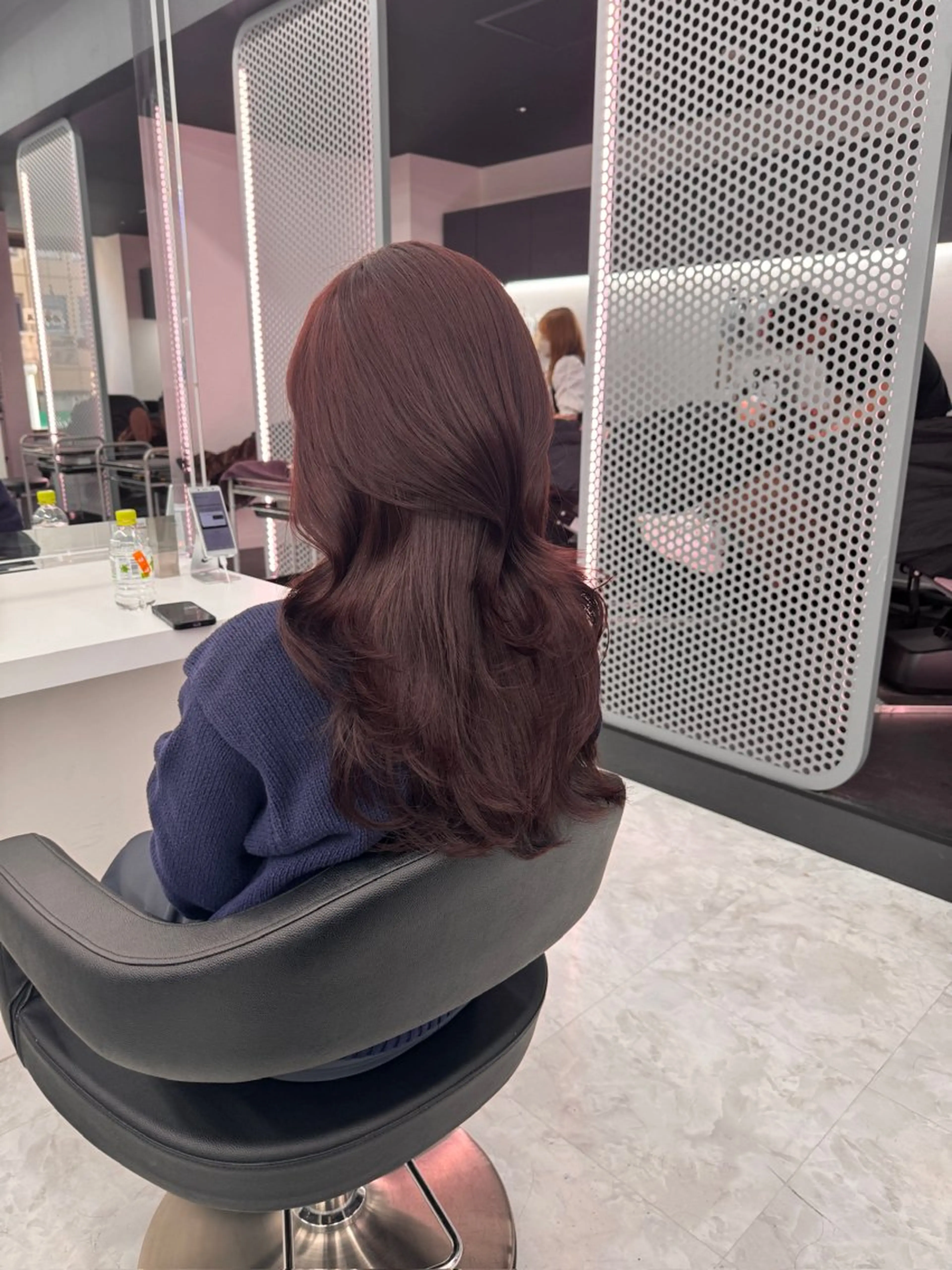 セミロング カラー ヘアカラー ヘッドスパ ヘアセット 💖透明感カラー＆暗 髪専門💖Akariのヘアスタイル