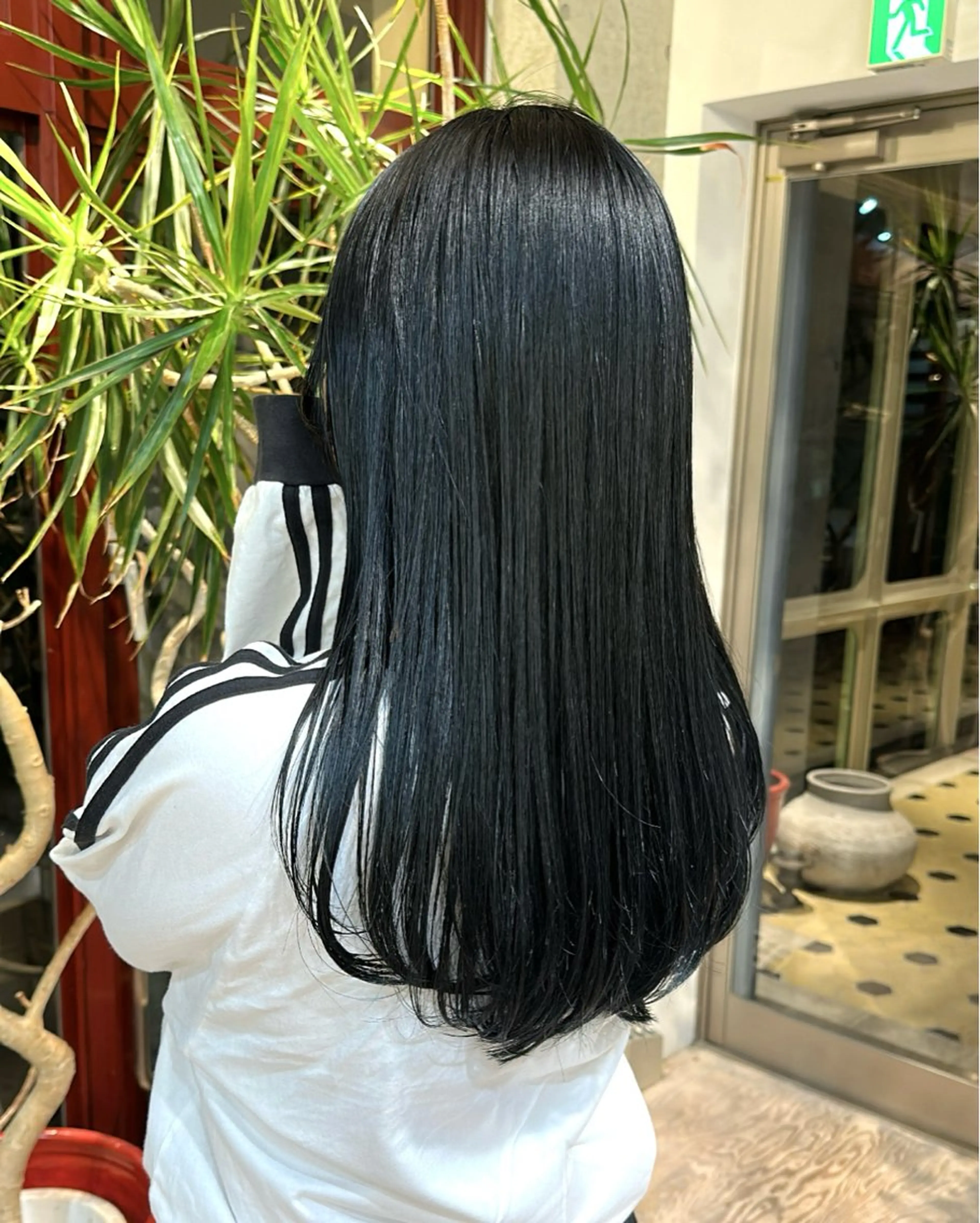 セミロング ヘアカラー トリートメント 抜きっぱなしブロンド ササキカズマのヘアスタイル