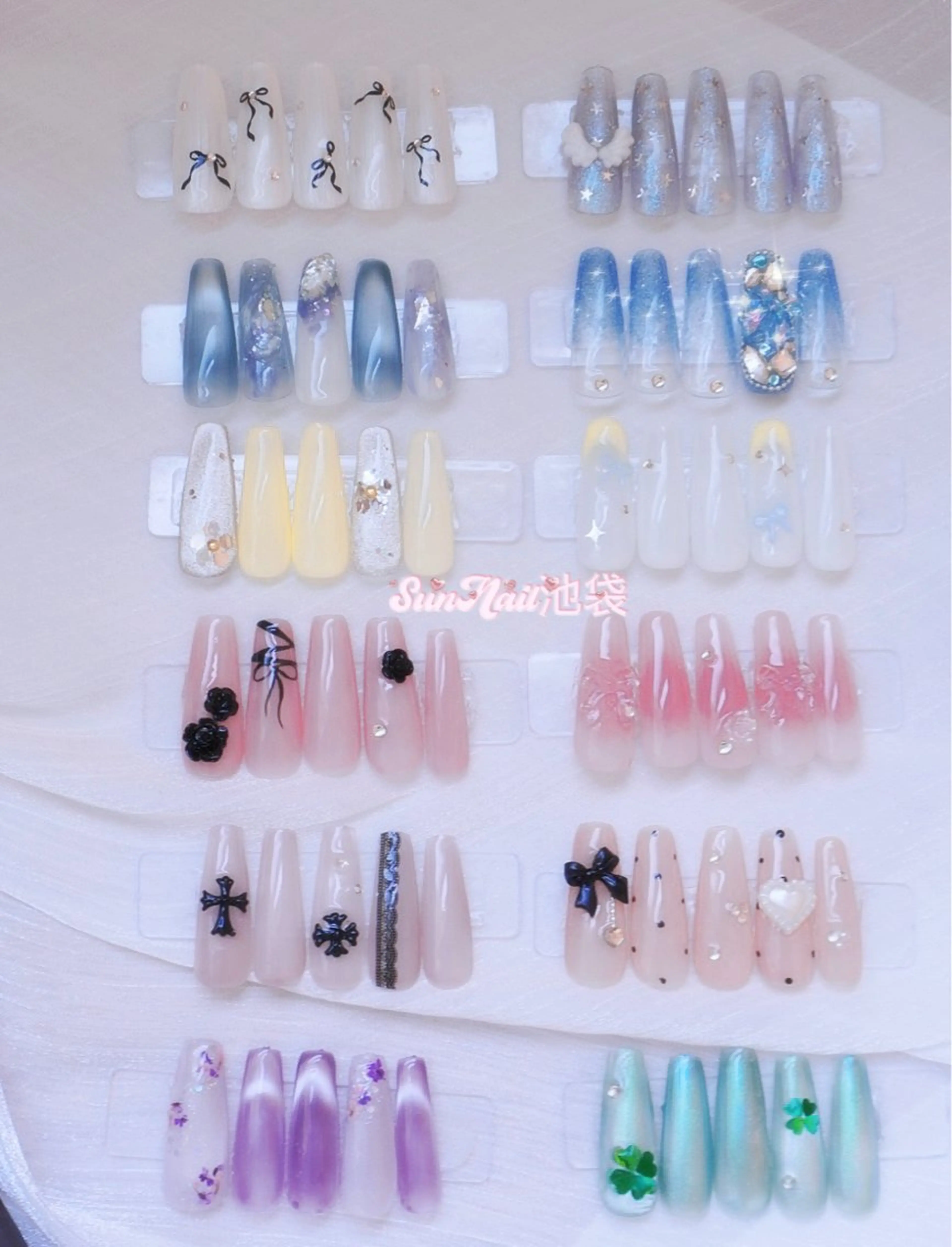 ネイル チークネイル 長さ出し フラワーネイル フレンチネイル ガーリー ハンドネイル ハンドケア Sun Nail 池袋のエステ・リラクイメージ