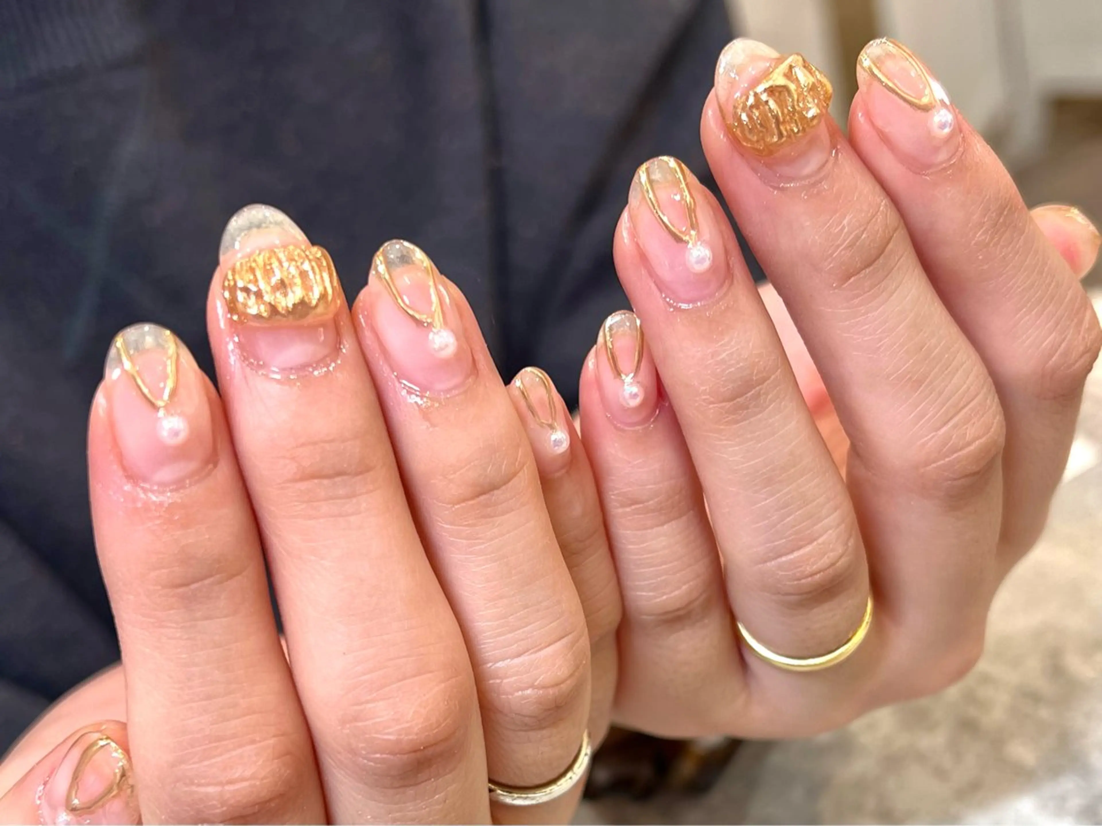ミディアム ハンドネイル eyelash  & nail Noi 松戸店【ノイ】所属・武田 莉咲のネイルデザイン