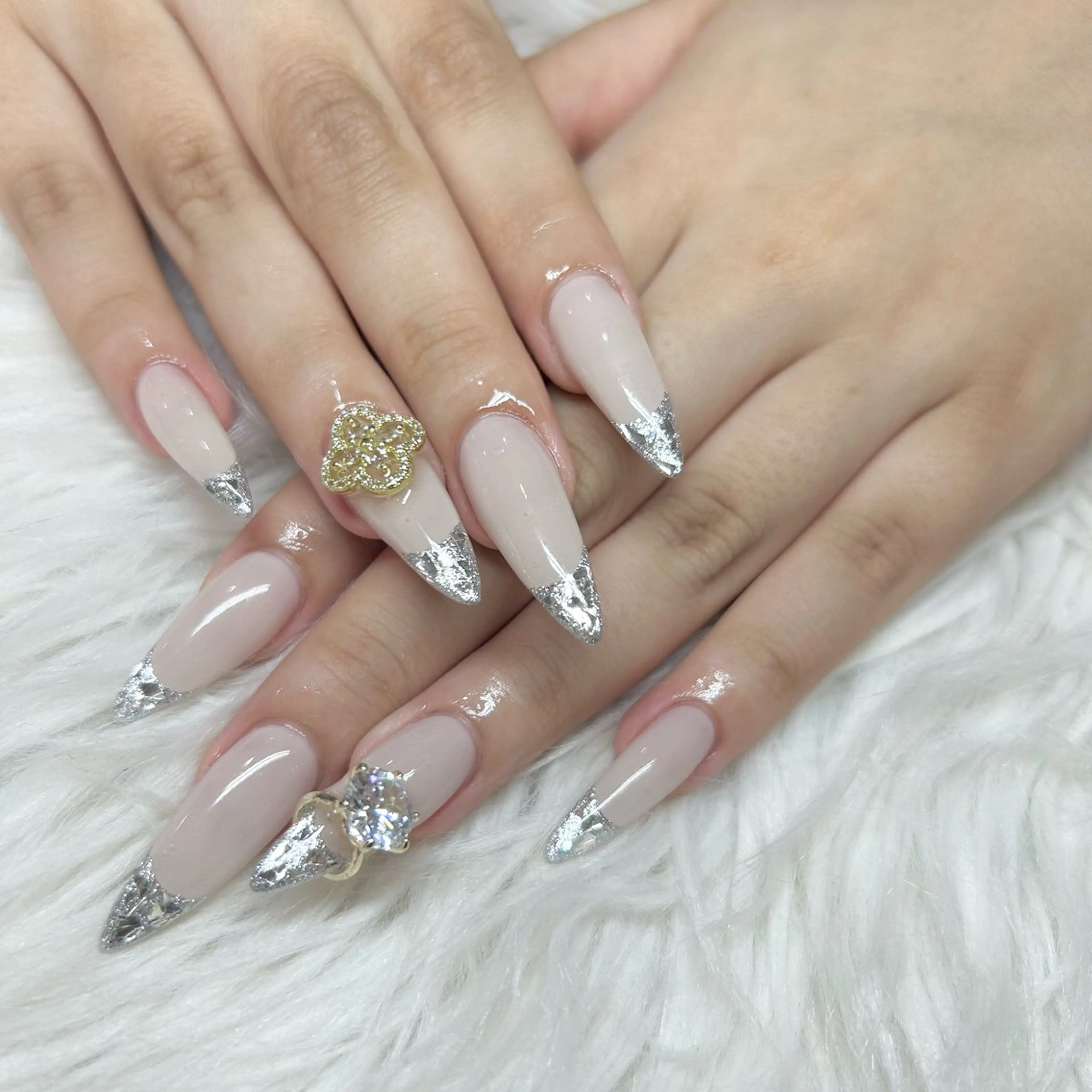 ネイル 長さ出し ハンドネイル -Rien- プライベートサロンのネイルデザイン