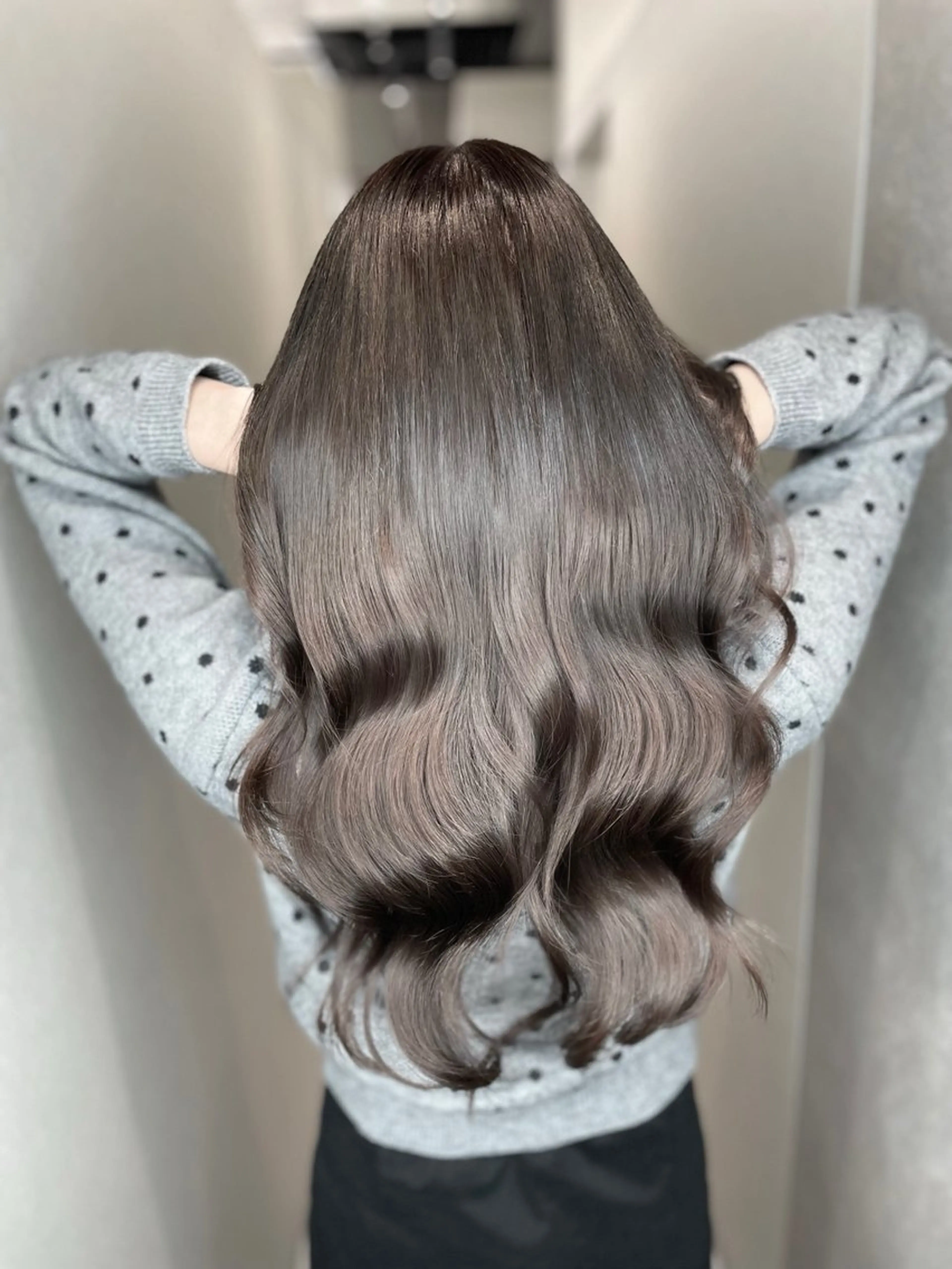 ロング カラー 透明感カラー 髪質改善 ヘアカラー トリートメント BOOTH share saron所属・今井 勝也のヘアスタイル