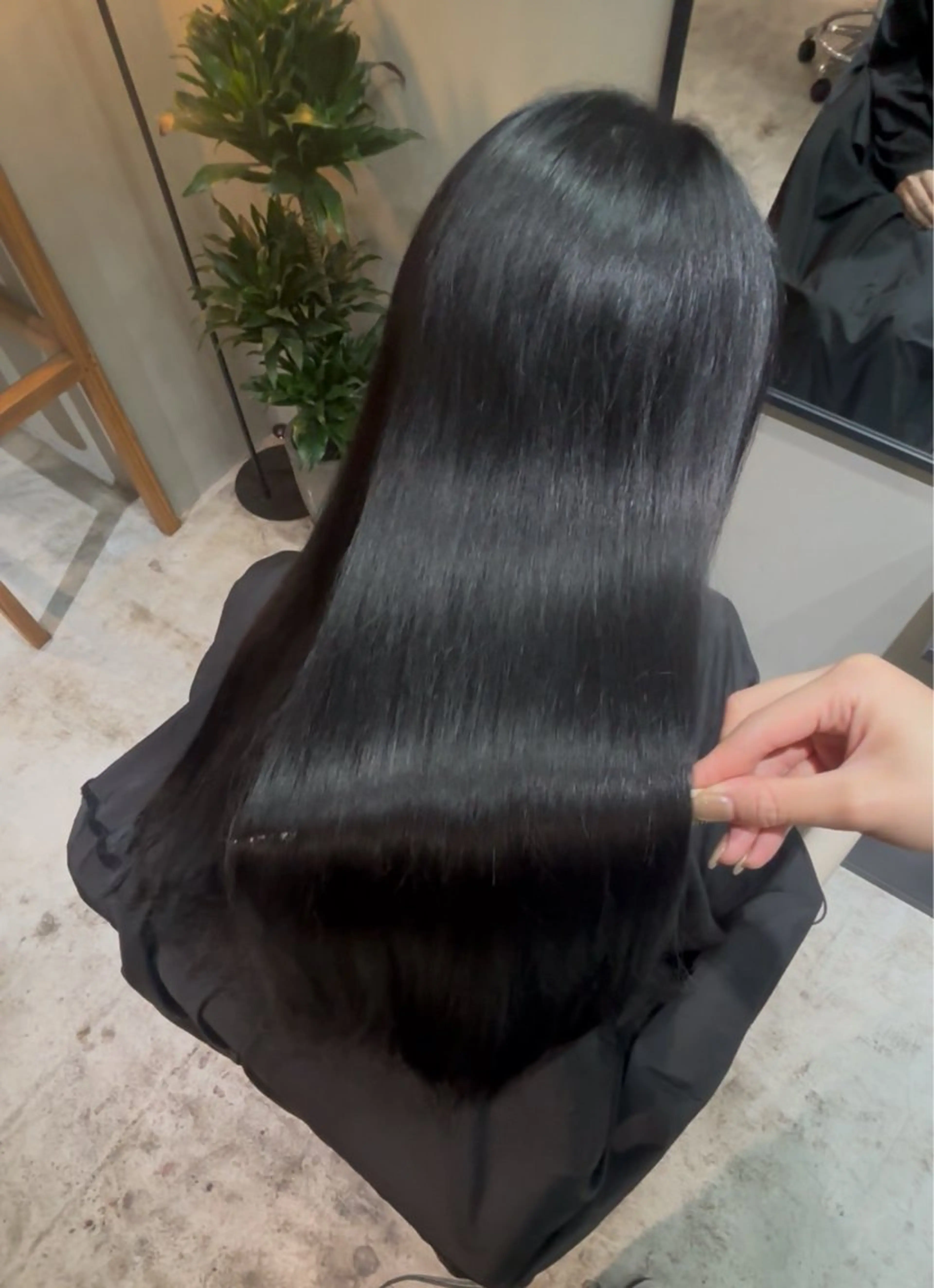 ロング ヘアカラー トリートメント 神山美歌/髪質改善 /八丁堀のヘアスタイル