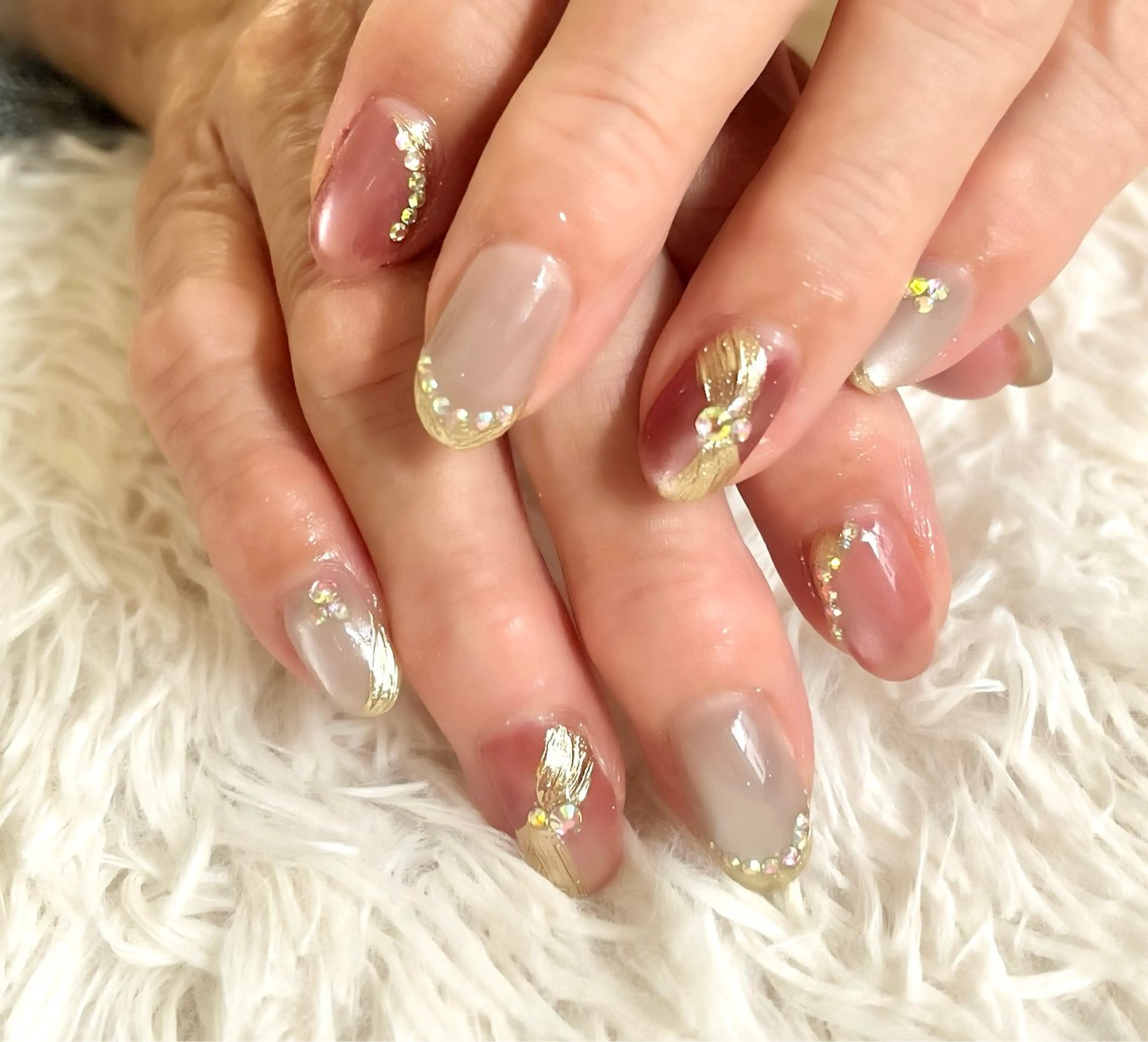 ネイル ハンドネイル 島田 亜紀のネイルデザイン