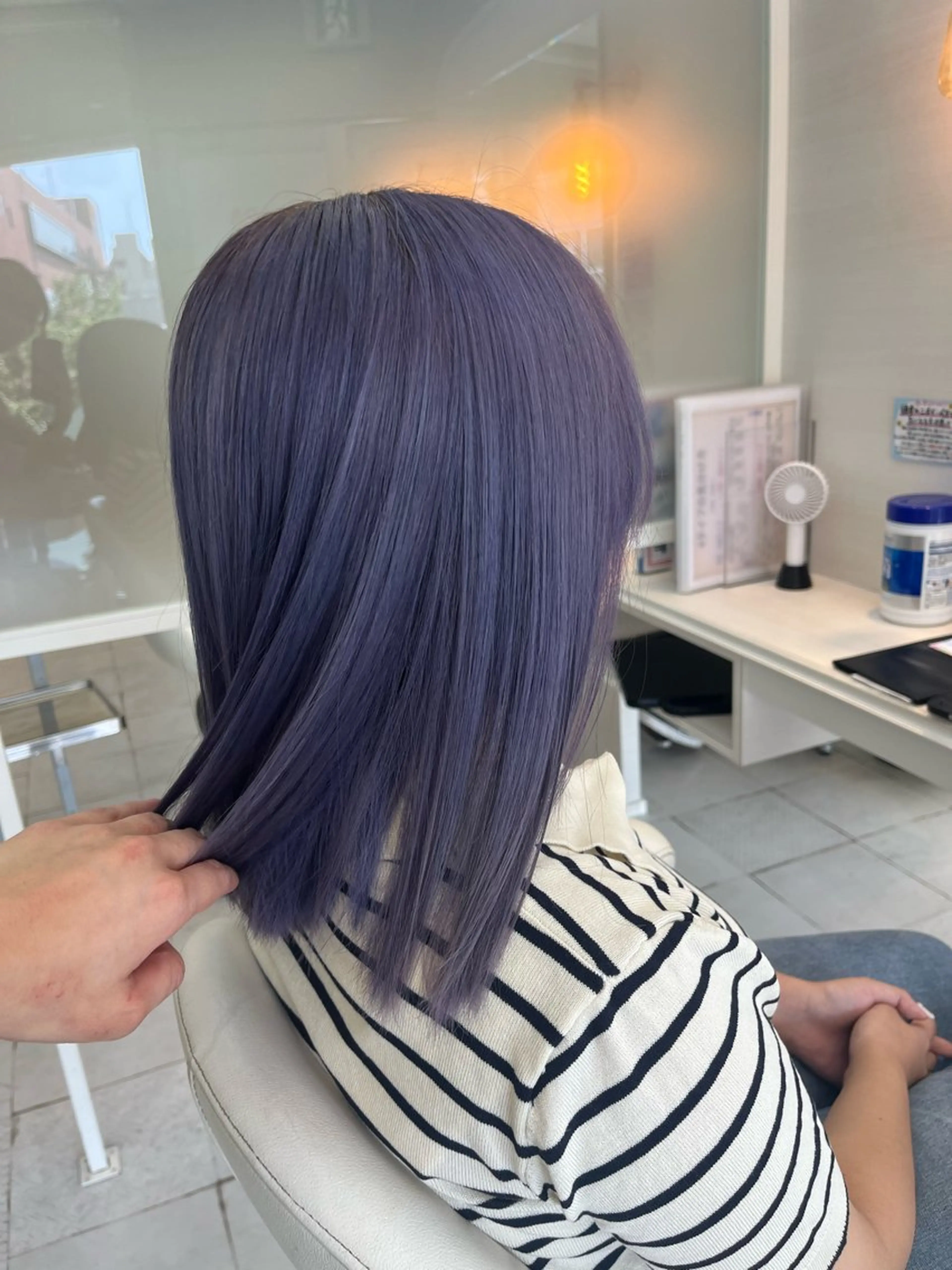 ミディアム ヘアカラー ベージュカラー/ いぢちるみのヘアスタイル