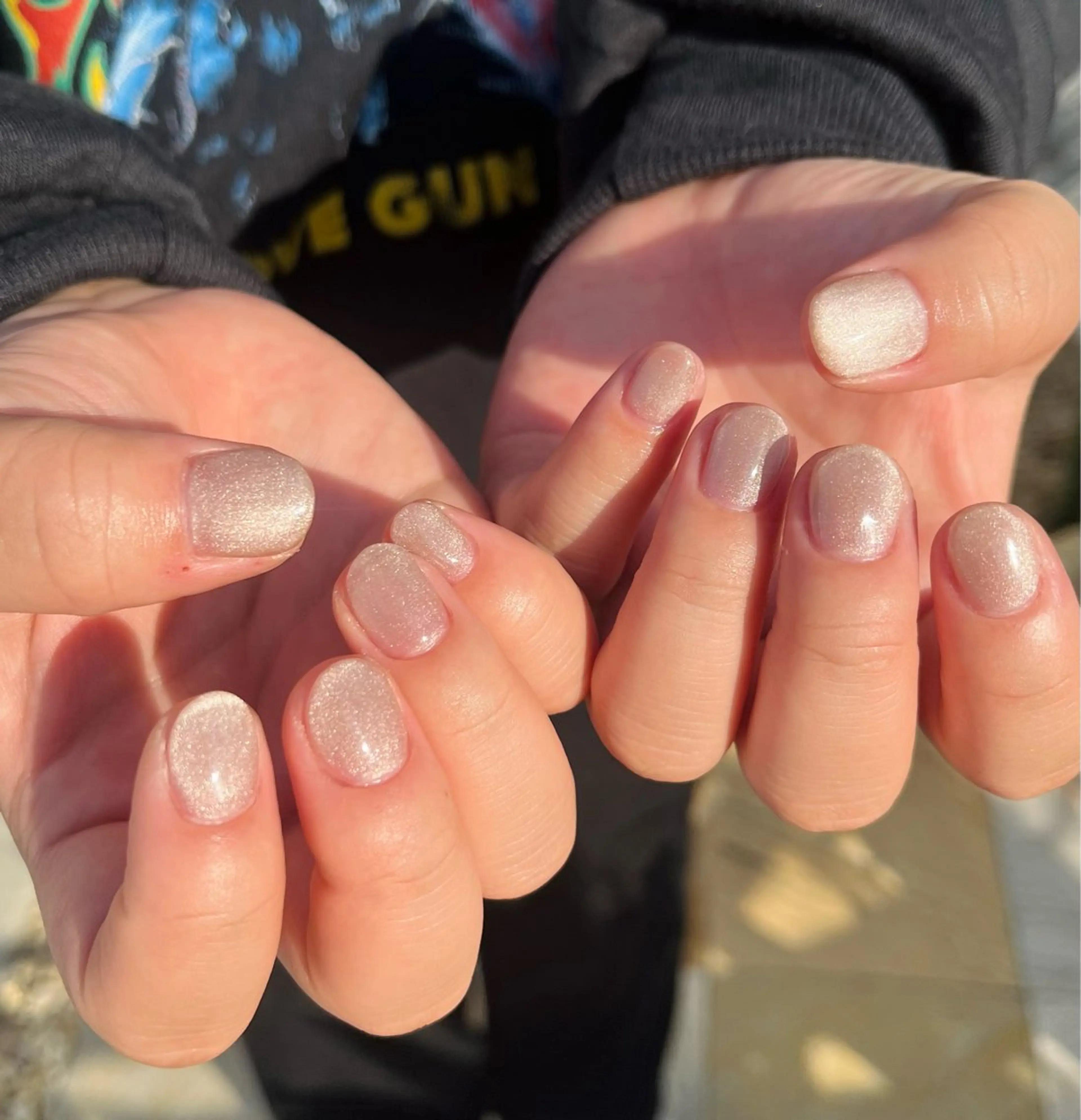 ネイル マグネットネイル マグネットワンカラー ワンカラーネイル ハンドネイル HazeGrass NAILのネイルデザイン