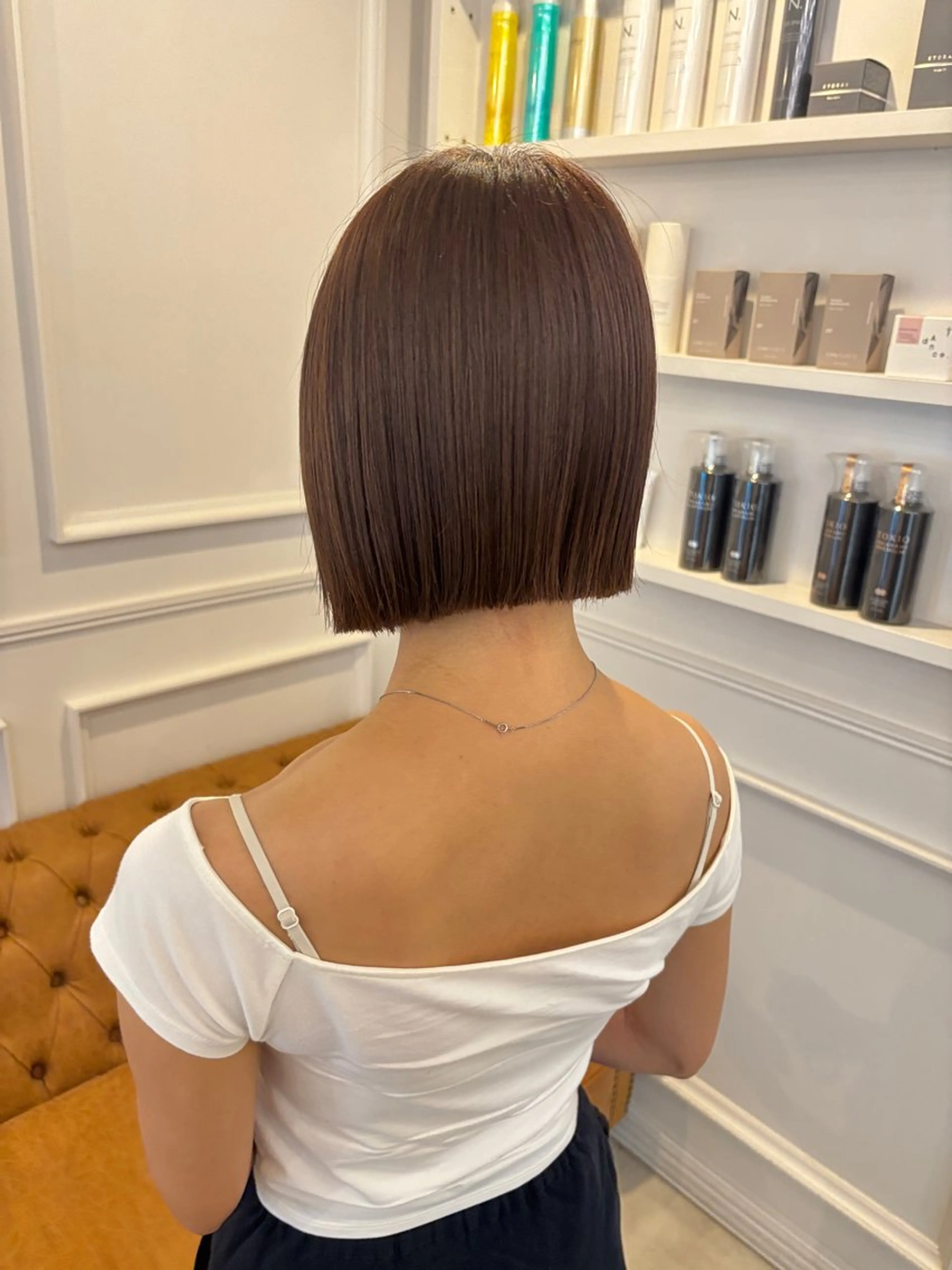 ショート ボブ カット ヘアカラー トリートメント HARUKA🐰 tocca天王寺のヘアスタイル