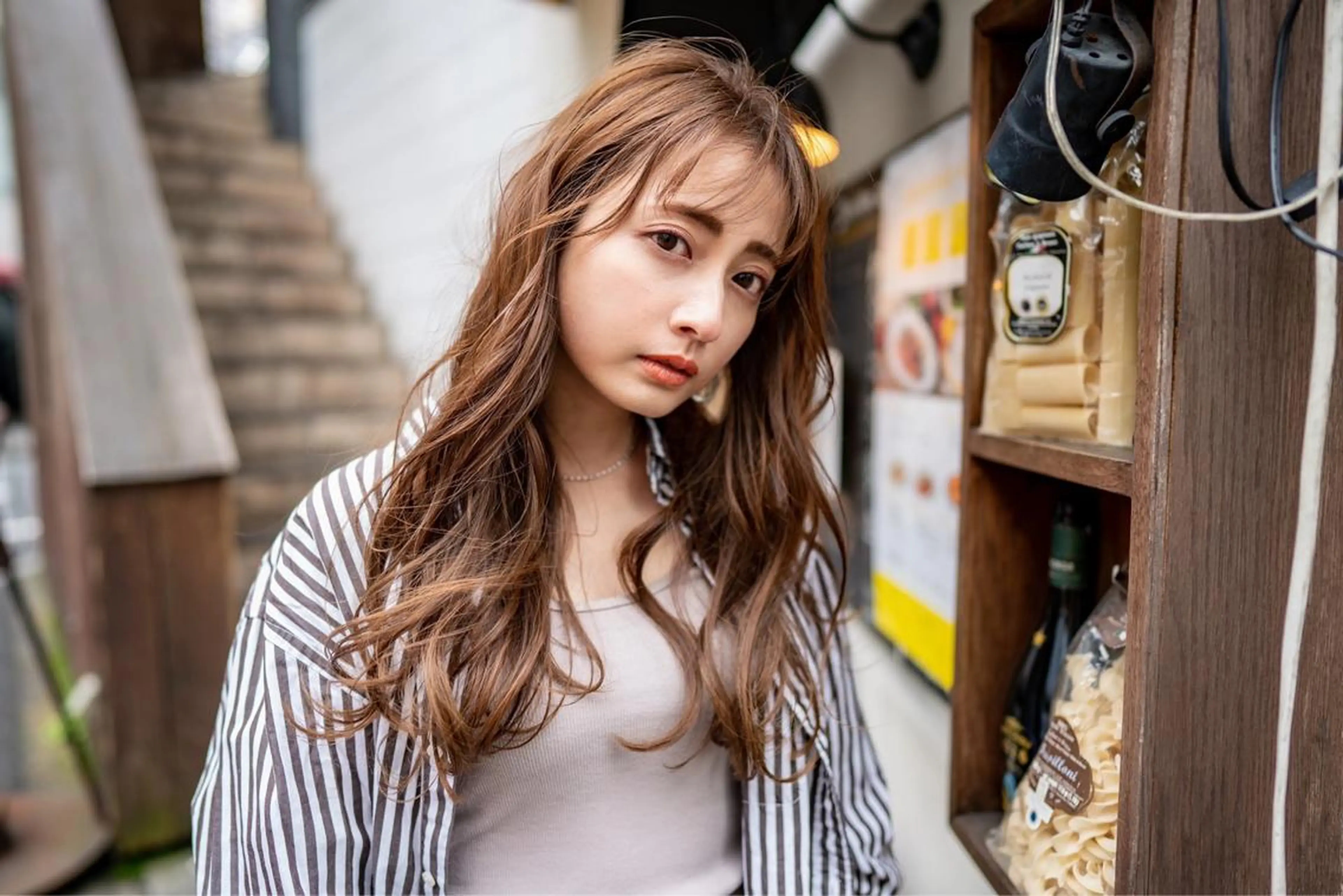 セミロング カラー パーマ カット ヘアカラー トリートメント 🉐レイヤー/塩見 弘樹🉐渋谷のヘアスタイル