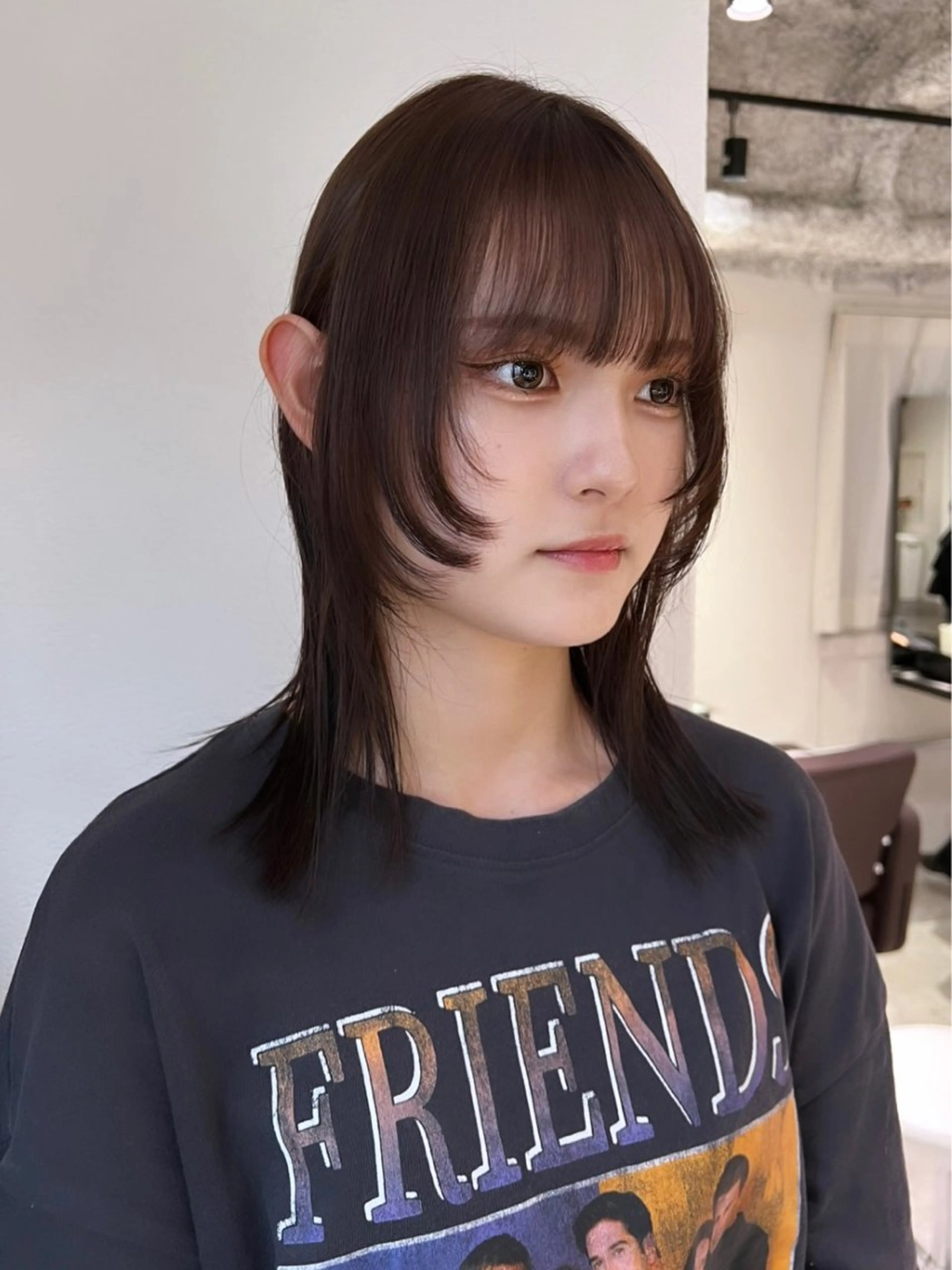 ミディアム カラー ブリーチ ケアブリーチ 透明感カラー デザインカラー ダブルカラー nendo_hair所属・ハイトーン/ブリーチ レイヤーsonokaのヘアスタイル