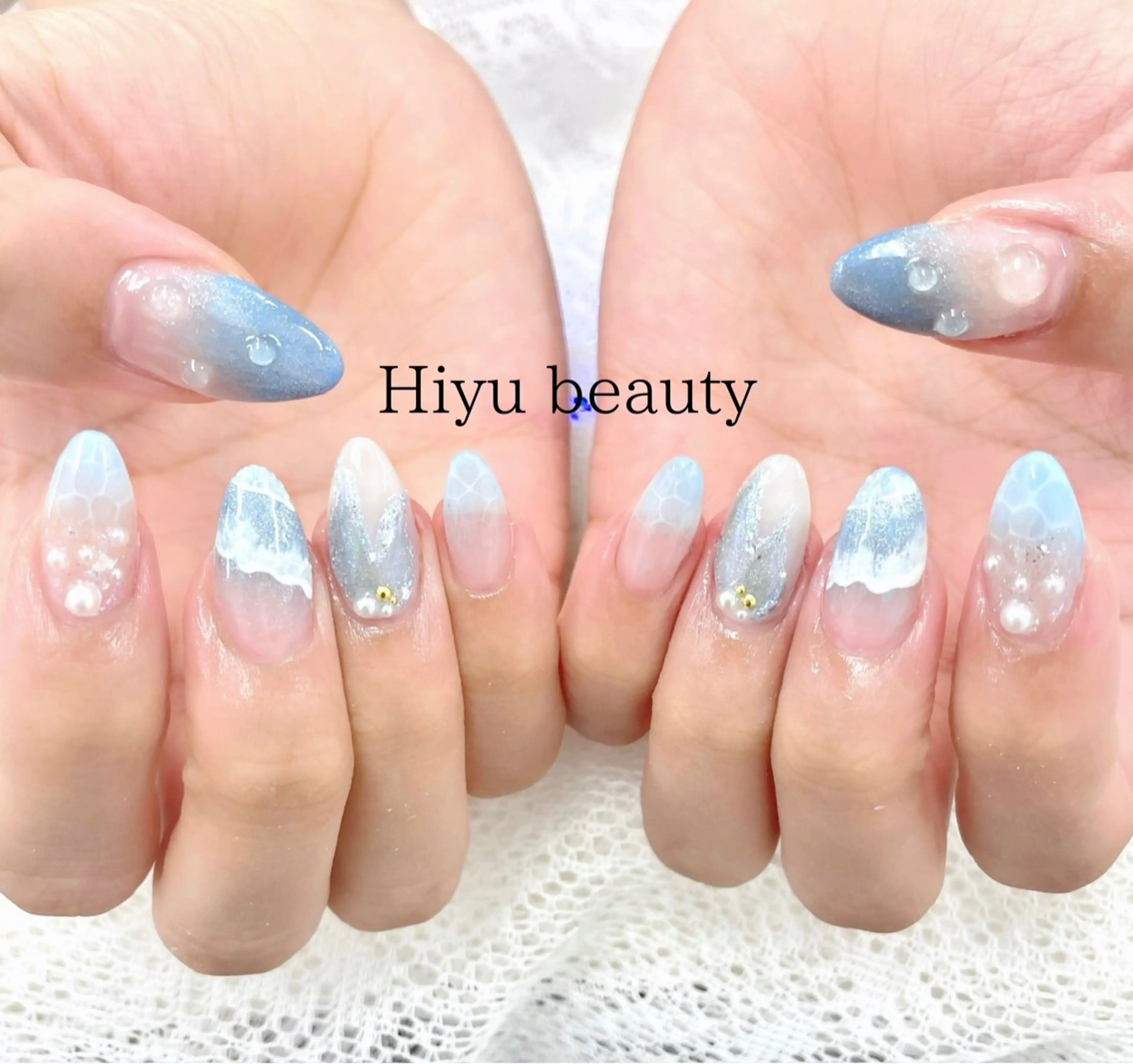 【Hand チップ長さ出し】アート4本 9,480円の写真
