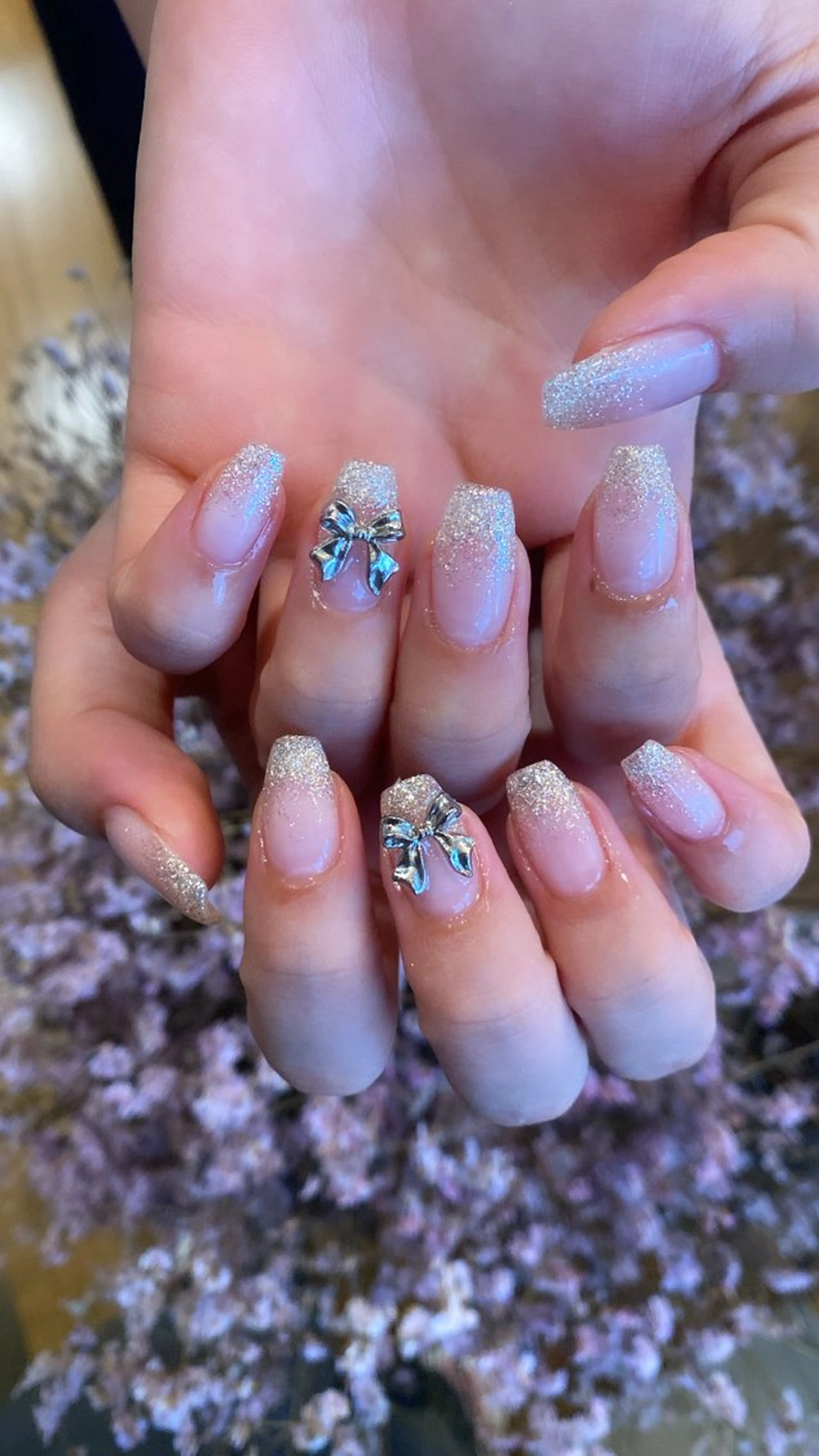 ネイル ハンドネイル crystal ⭐︎ colorのネイルデザイン