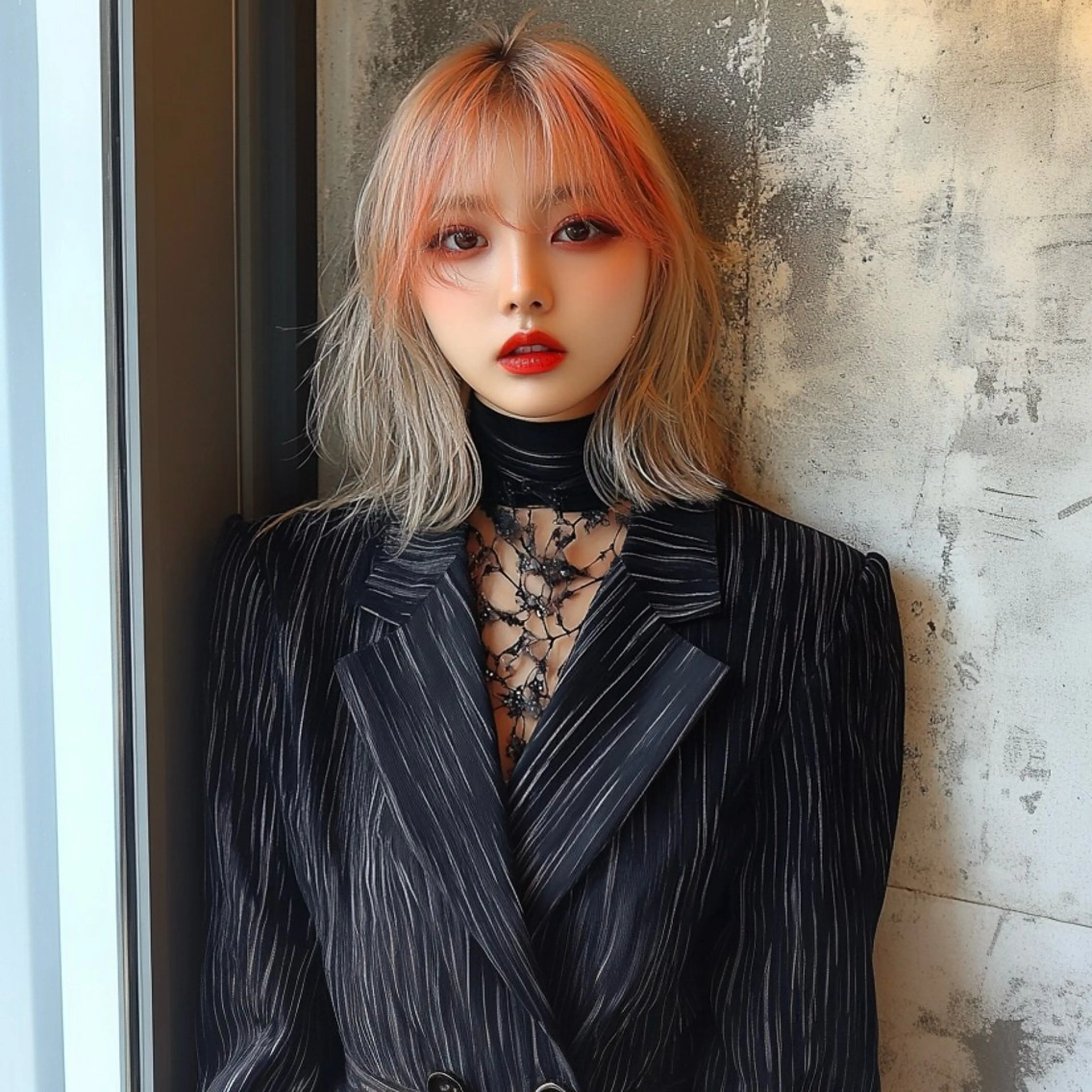 ショート カラー カット ヘアカラー トリートメント ヘアセット 色落ちまで2度綺麗な ハイトーン⭐️ヨシキのヘアスタイル