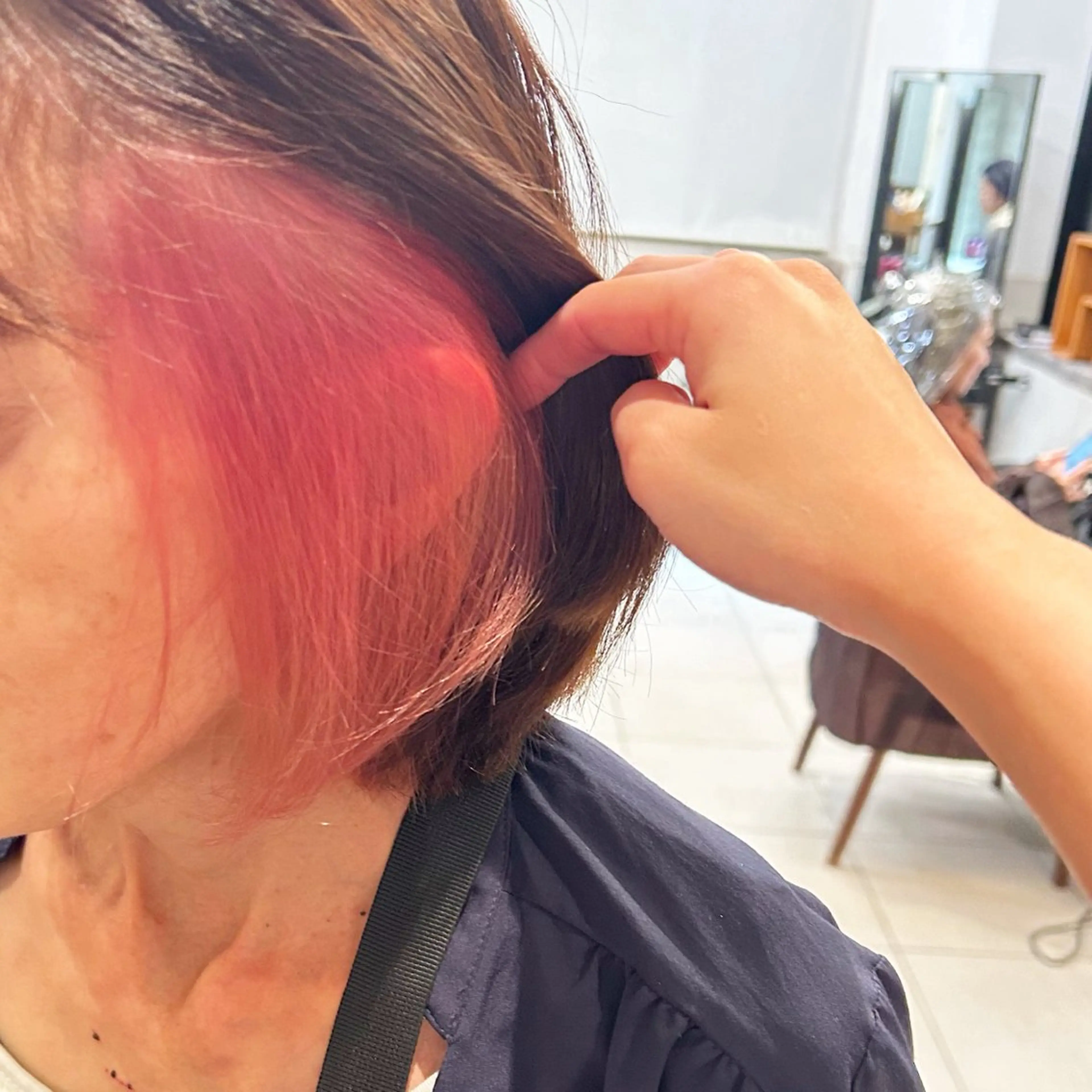ミディアム カラー ヘアカラー 艶カラー/耳つぼ/ 浴衣着付け/渡辺奈緒のその他イメージ