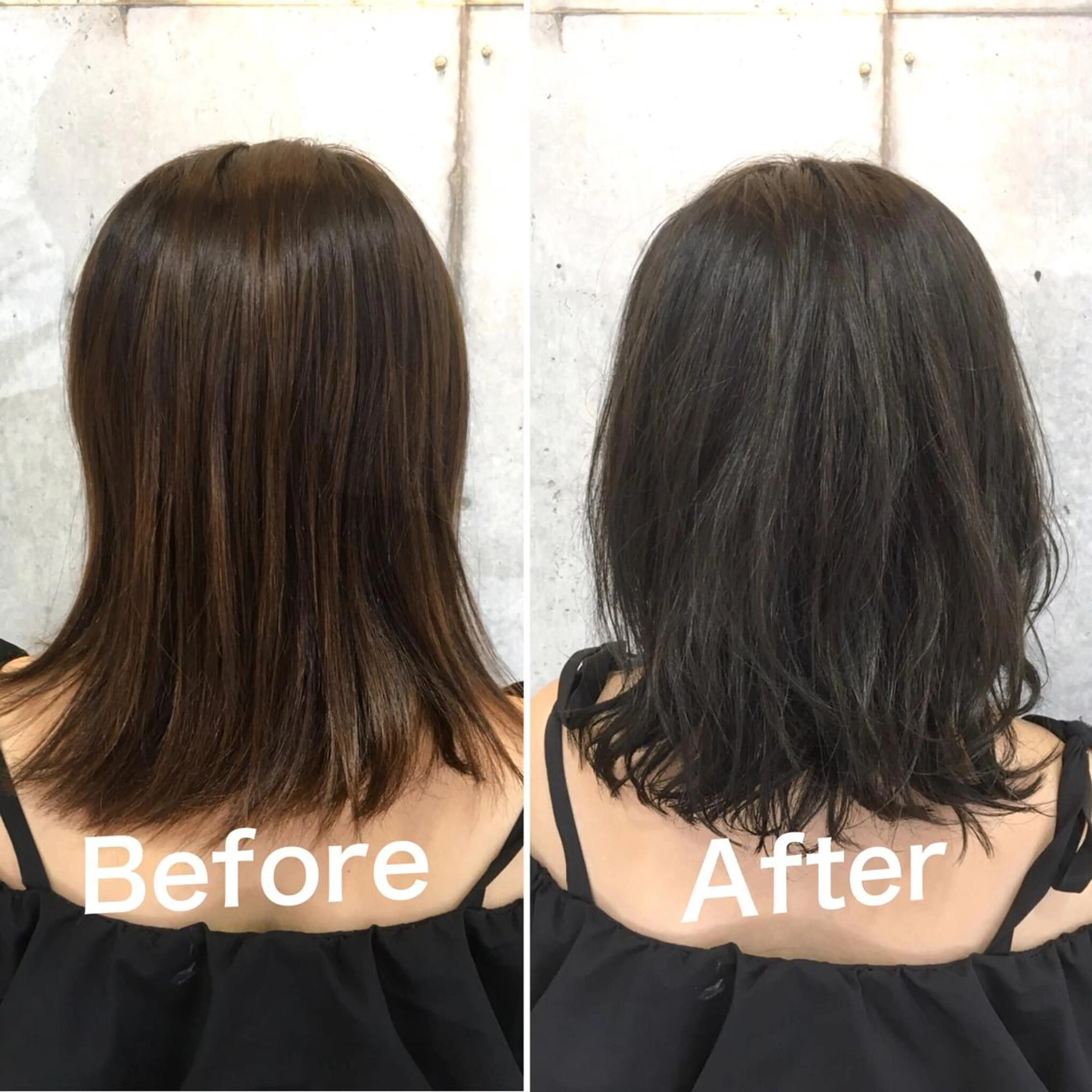 カラー アディクシーカラー オレンジ カット トリートメント 佐瀬竜矢PRIMAL /portのヘアスタイル