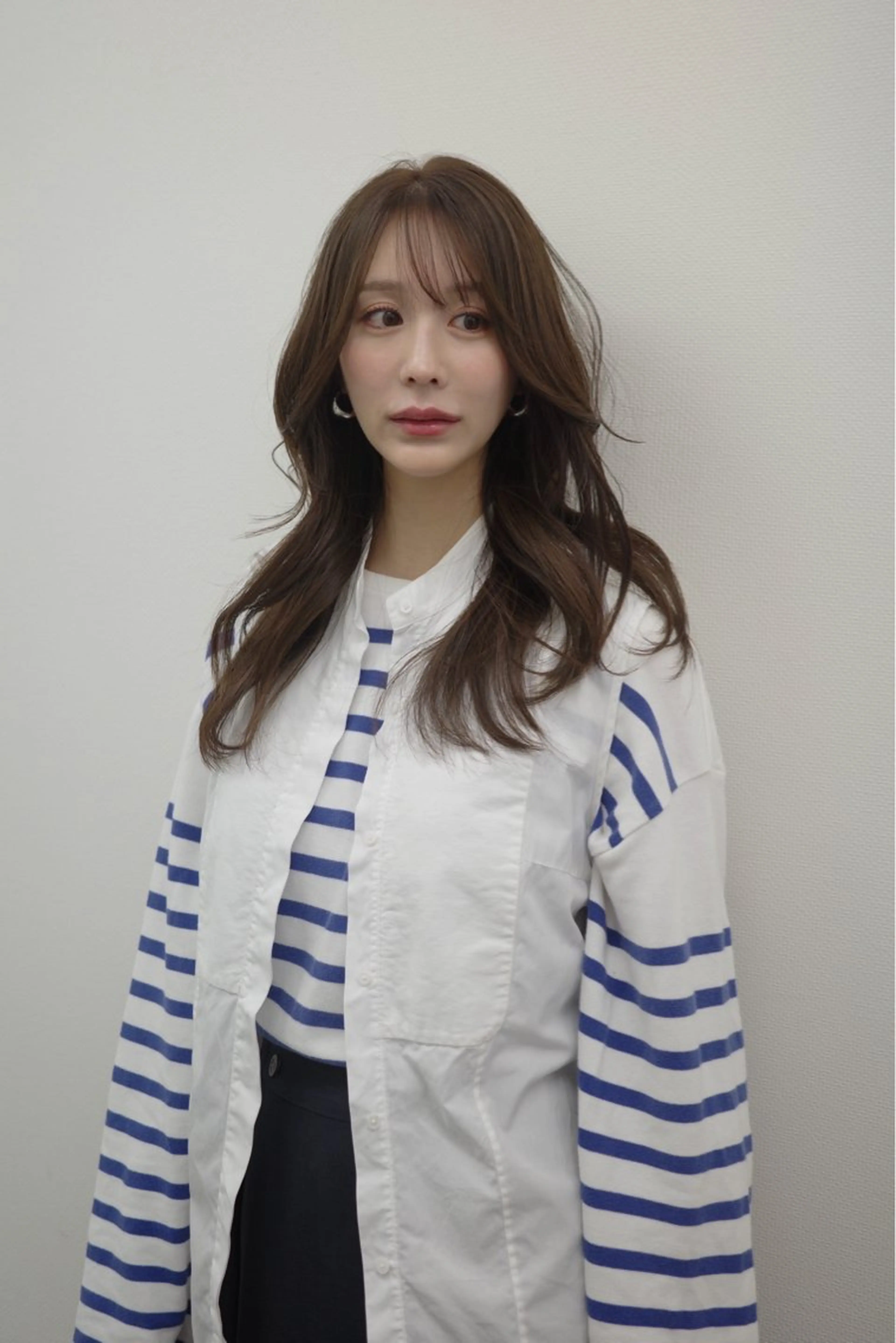 ロング カラー アディクシーカラー カット ヘアカラー トリートメント 色気レイヤーカット 大和健生のヘアスタイル