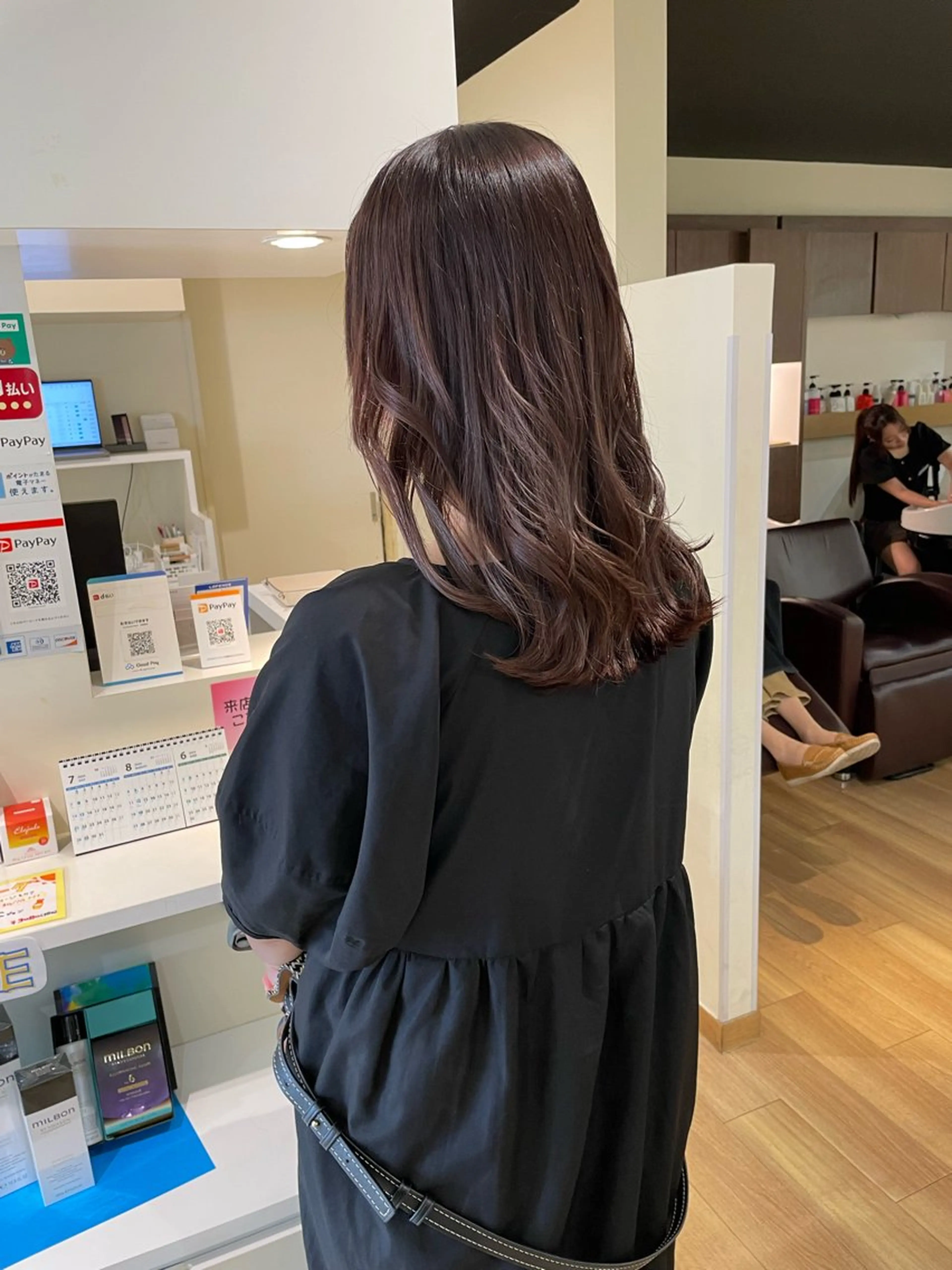 ミディアム カラー カット ヘアカラー トリートメント 韓国レイヤー🎀/ 顔周り特化🎀/豊田のヘアスタイル