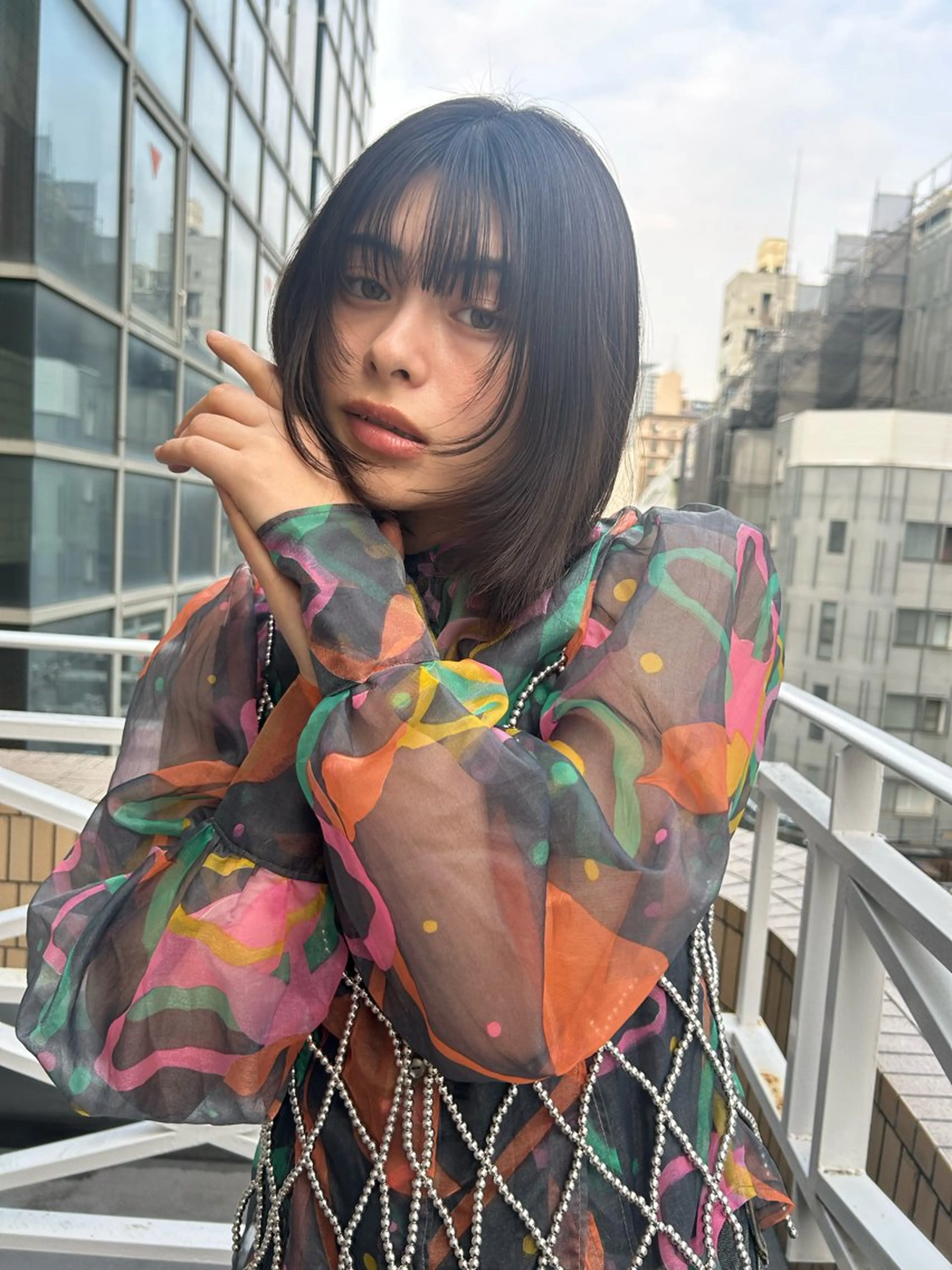 ショート カラー カット ヘアカラー トリートメント ショート/ボブ専門 宮脇美奈/南船場のヘアスタイル