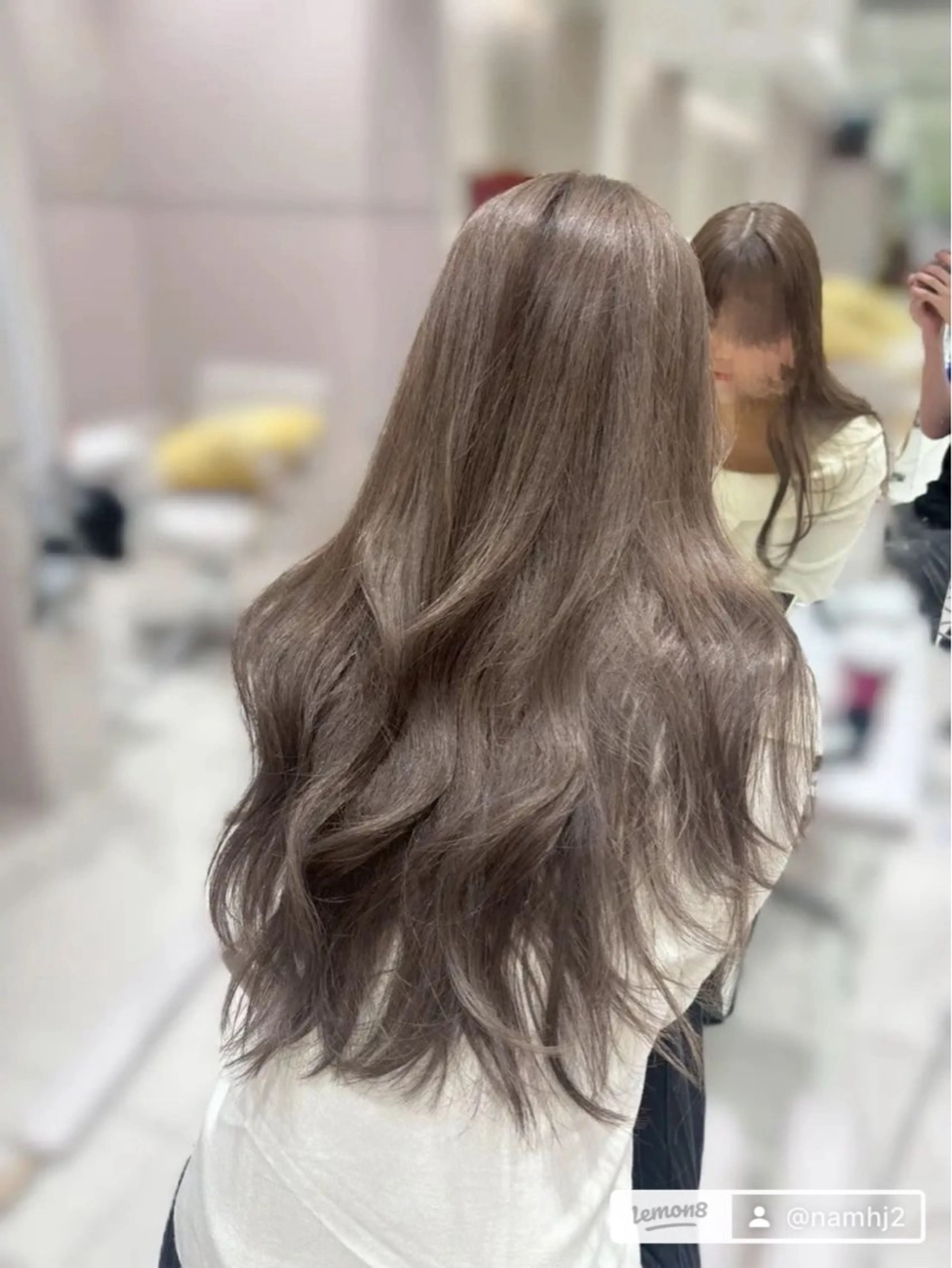 ロング 韓国風/ 柴田礼空のヘアスタイル