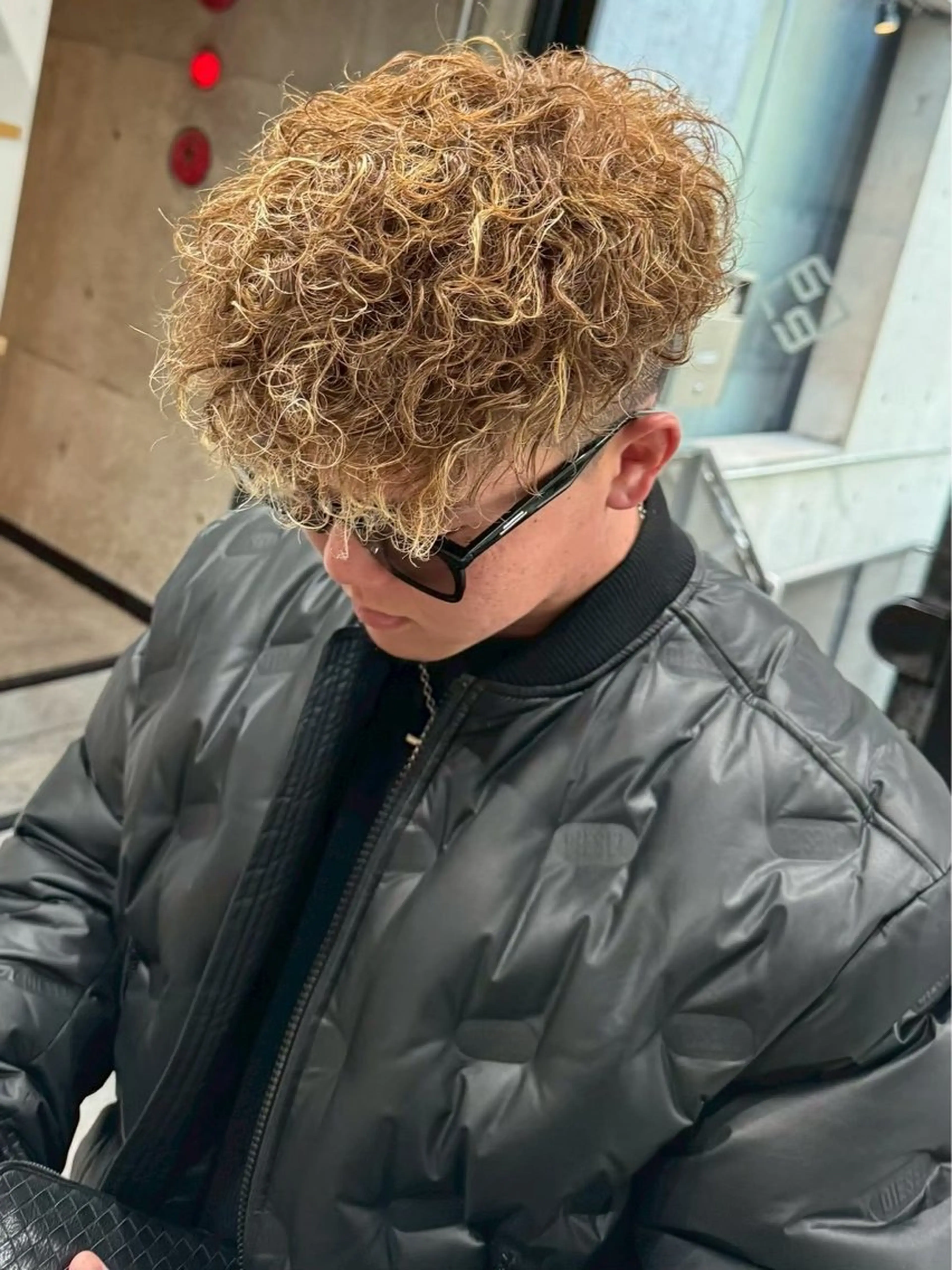 ミディアム メンズ メンズメッシュ スペインカール カット ヘアカラー era本店所属・笹尾 陸/era本店 メンズ短髪系美容師のヘアスタイル