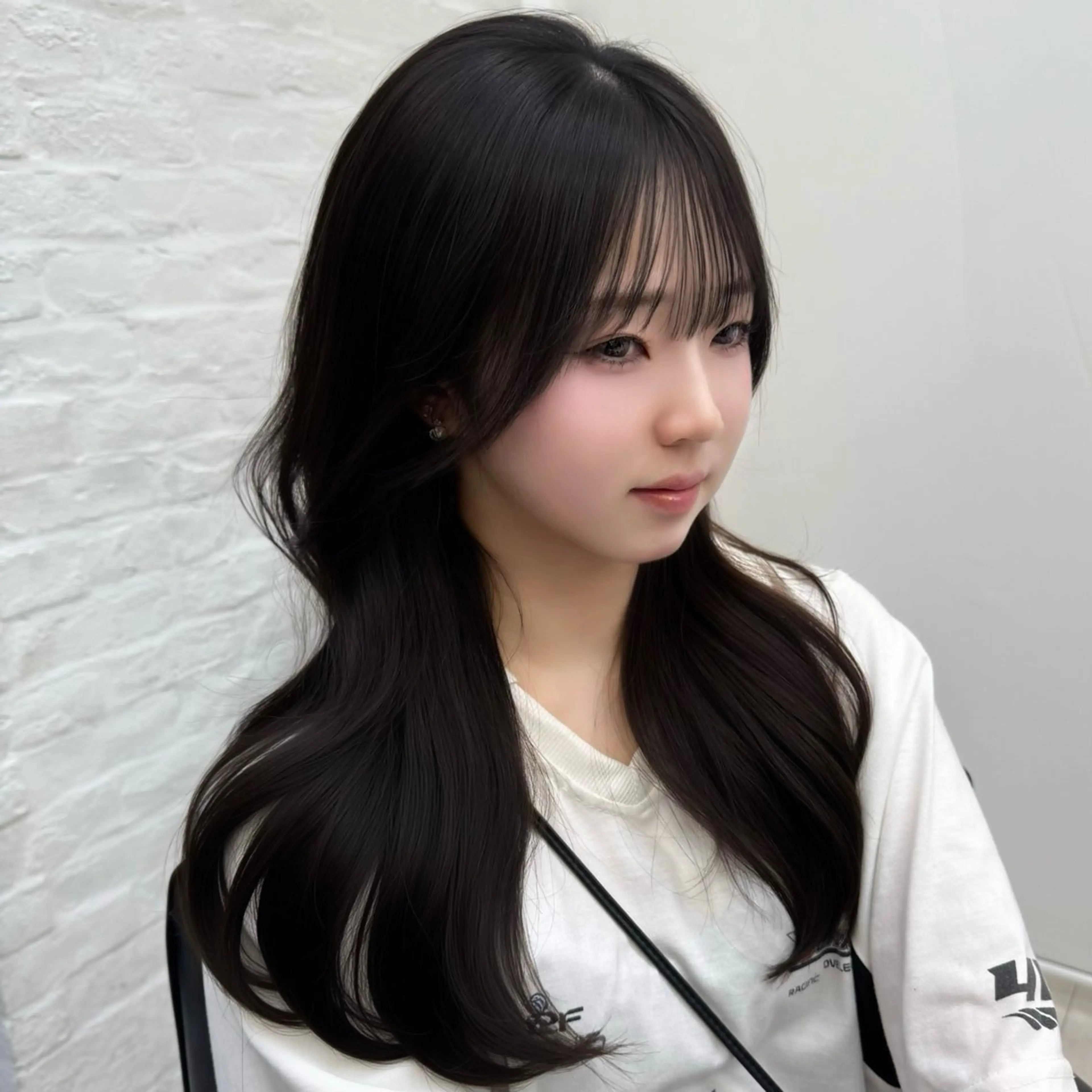 ロング カラー くびれヘア 髪質改善 韓国風ヘア レイヤーカット 似合わせカット カット ヘアカラー トリートメント 韓国ヘア🇰🇷× 髪質改善🫧テルのヘアスタイル