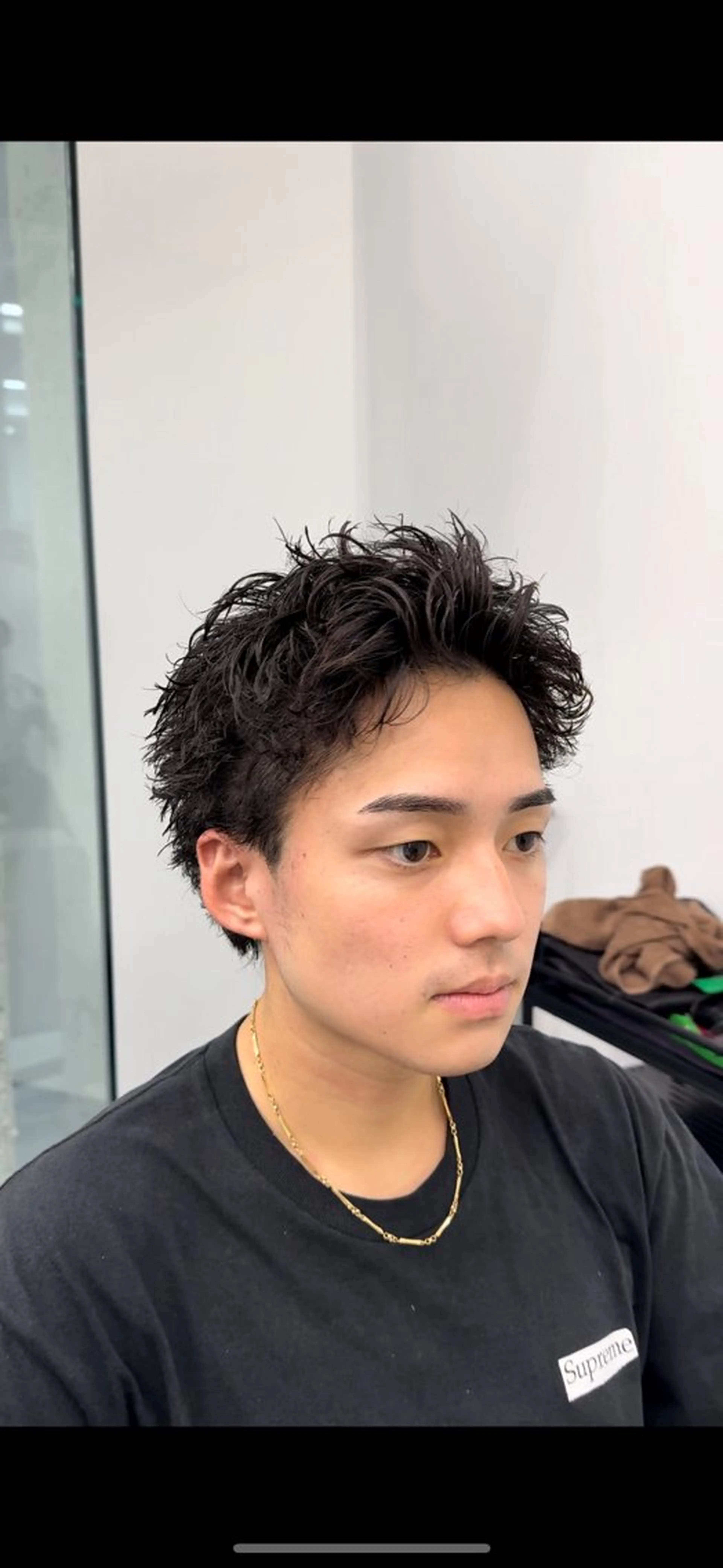 ショート パーマ カット パーマ ヘアセット メンズ特化🧞♂️ ASHU🧞♂️のヘアスタイル