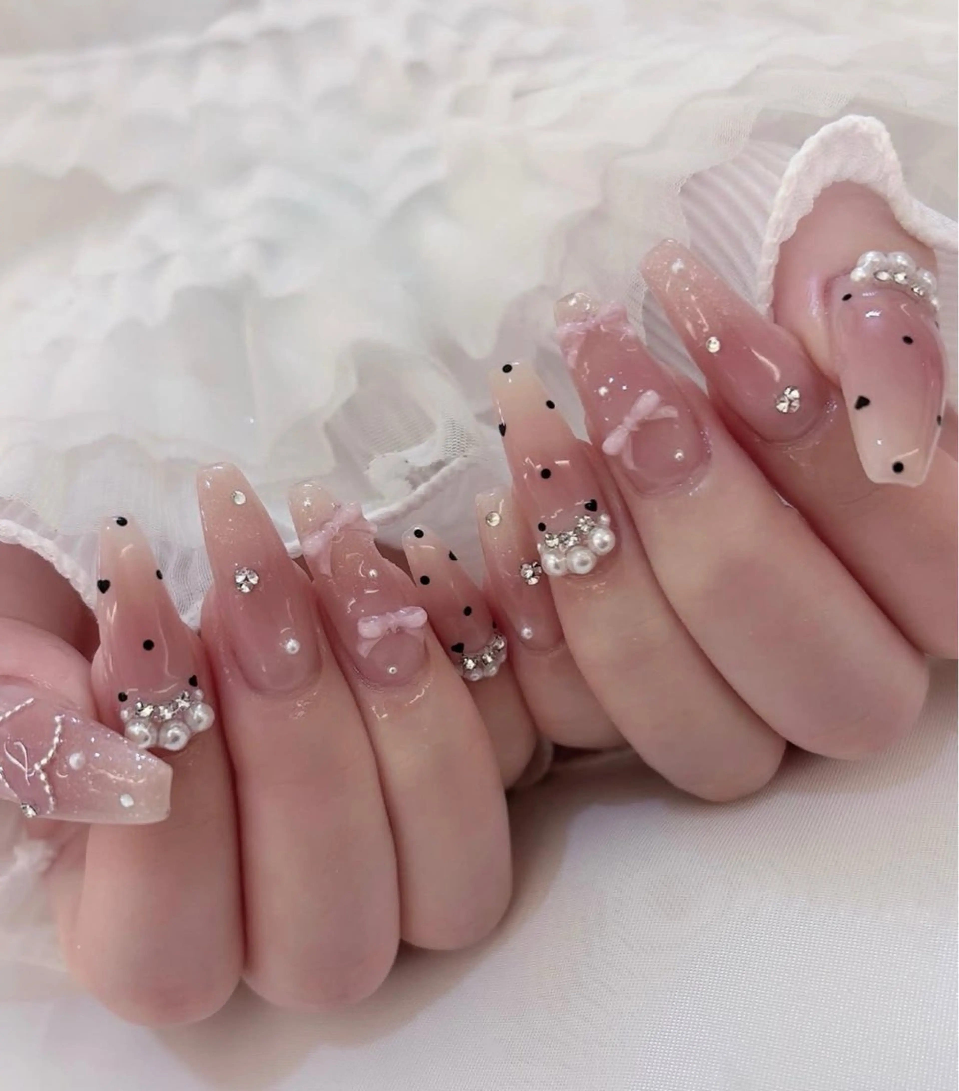 ネイル 長さ出し ネイルチップ Mi nailsのネイルデザイン