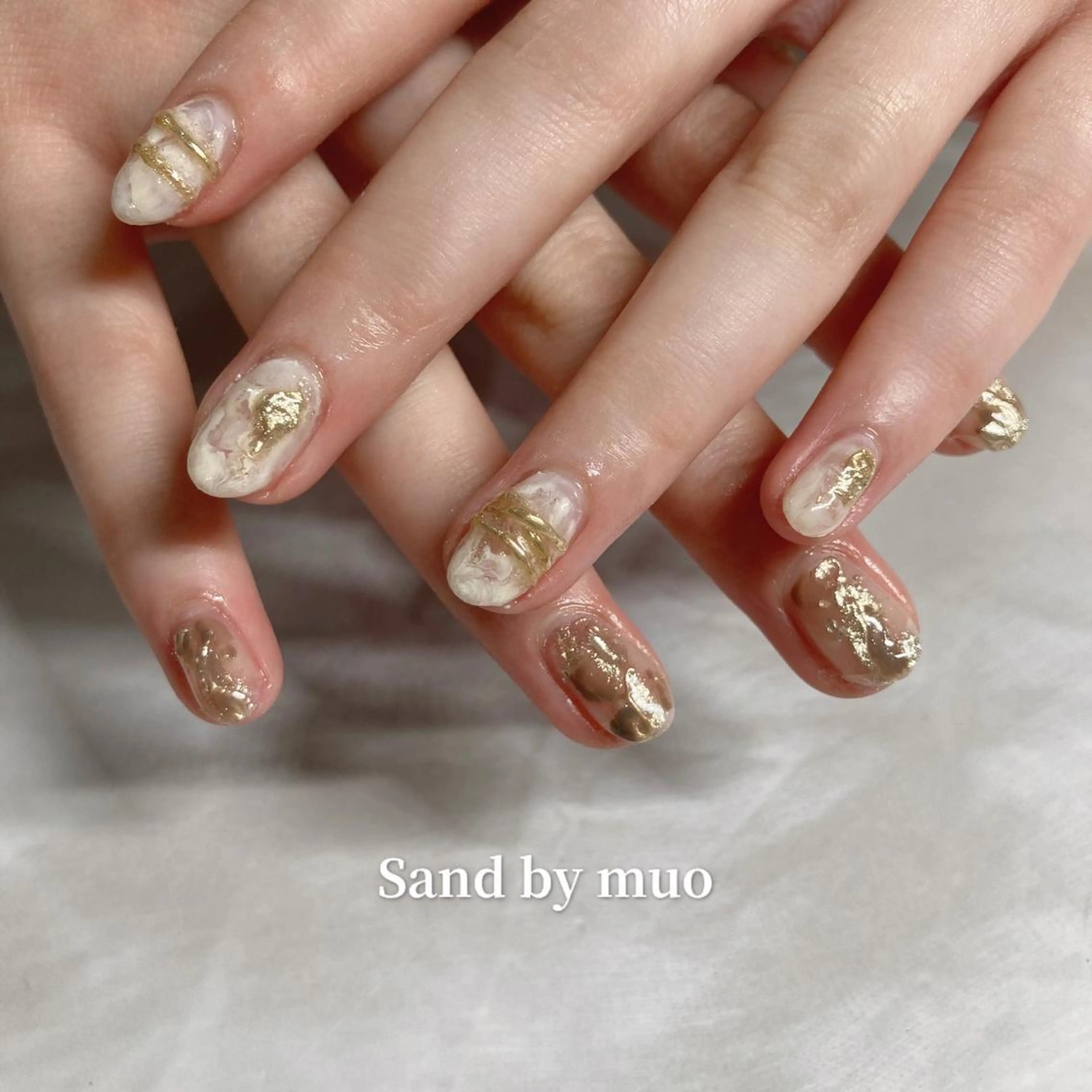 ネイル ニュアンスネイル Sand by muoのネイルデザイン