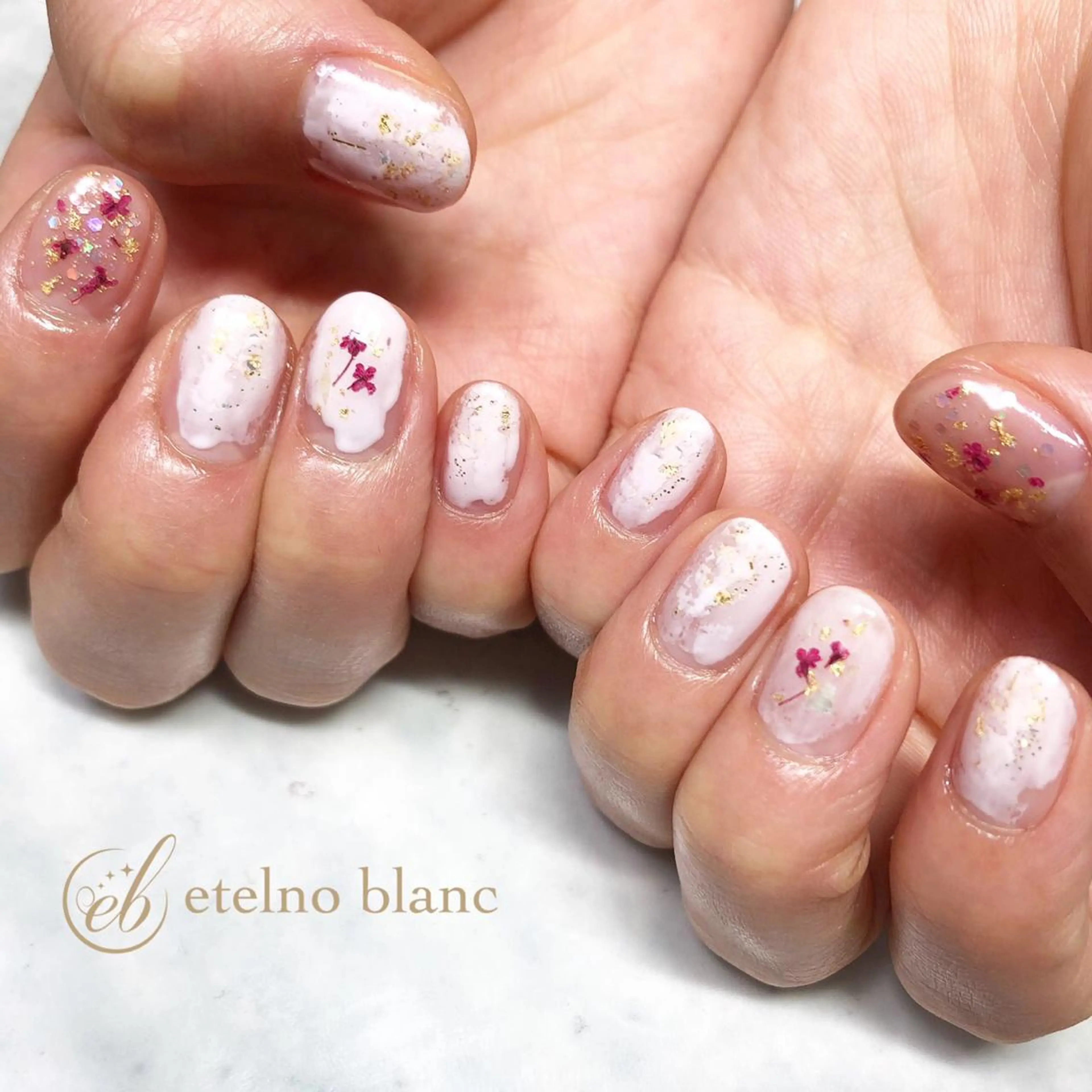 ネイル etelno blanc中目黒のネイルデザイン