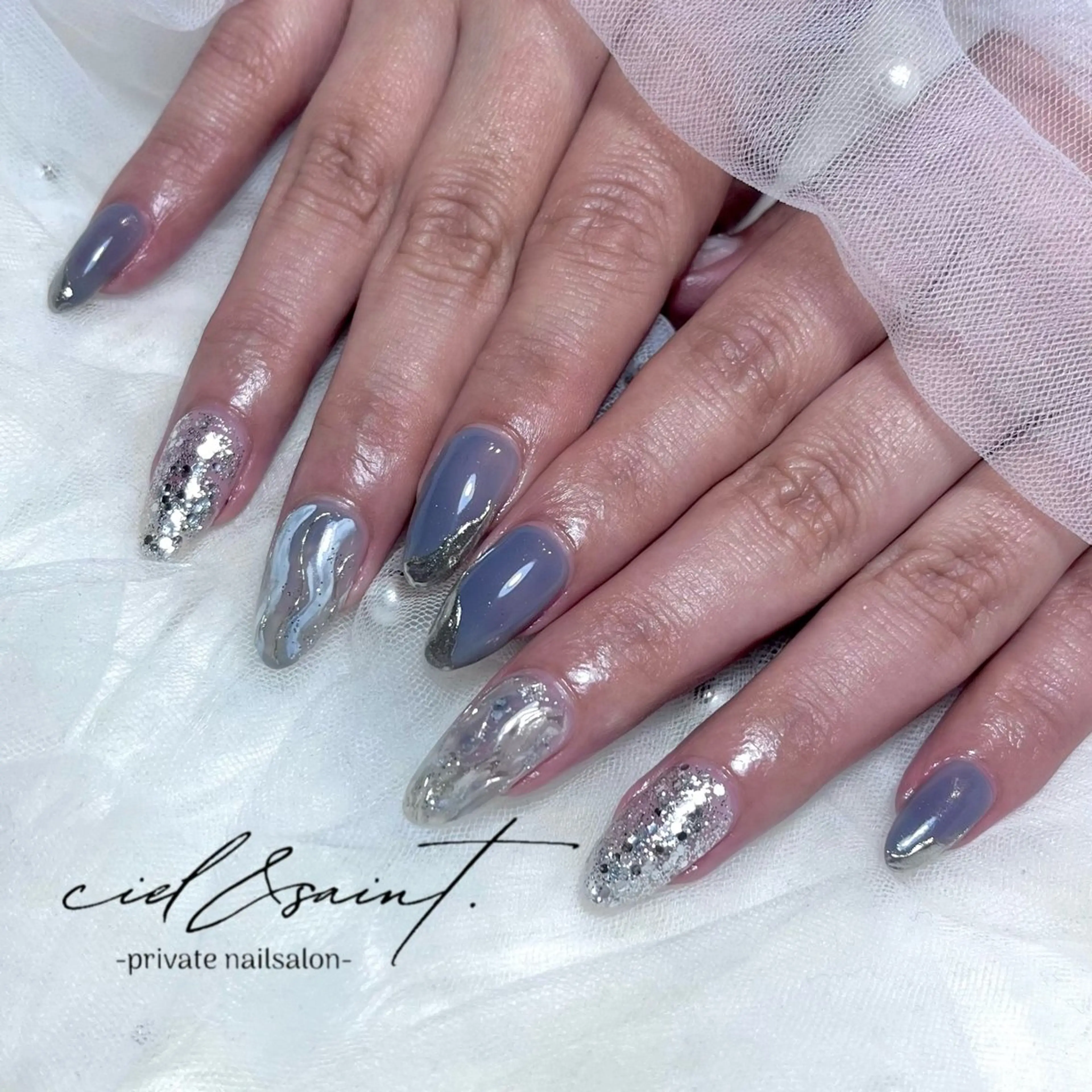 ネイル ハンドネイル nail salon ciel&saintのネイルデザイン