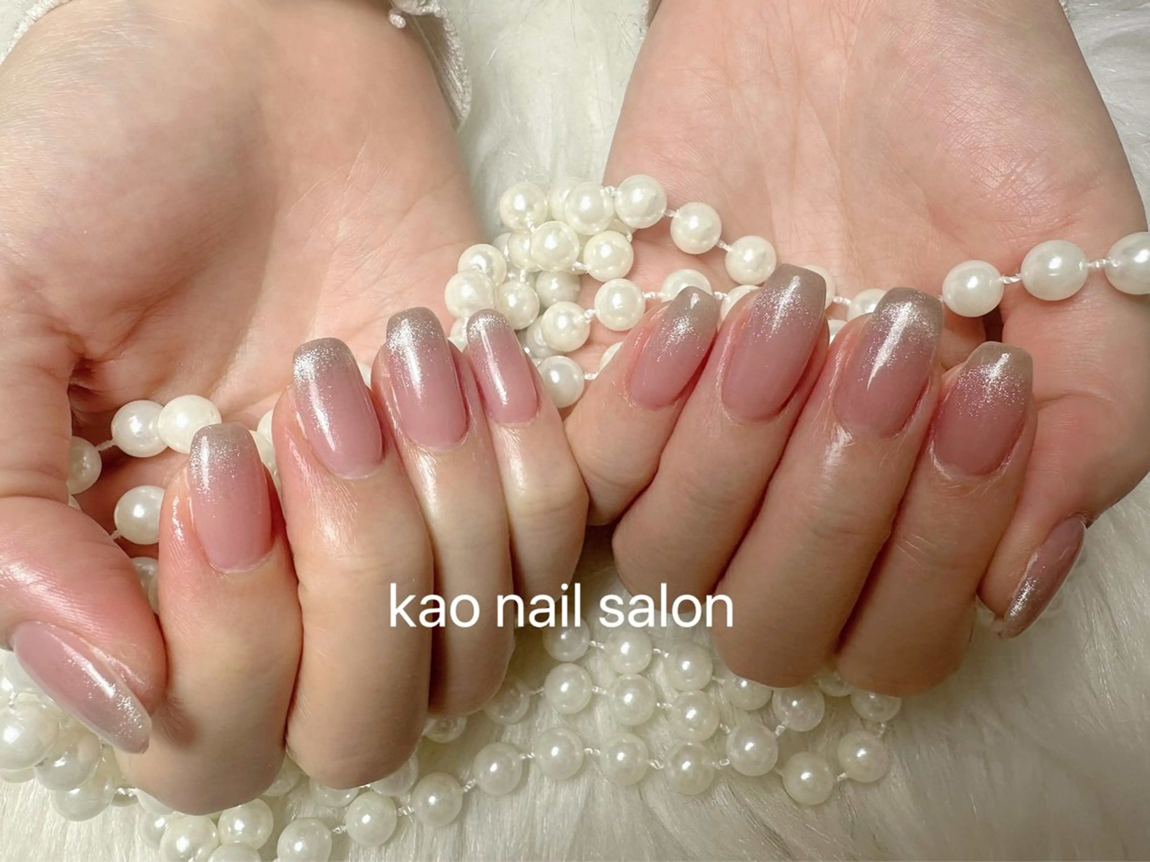 ネイル ハンドネイル kao nail マグネット/長さだしのネイルデザイン