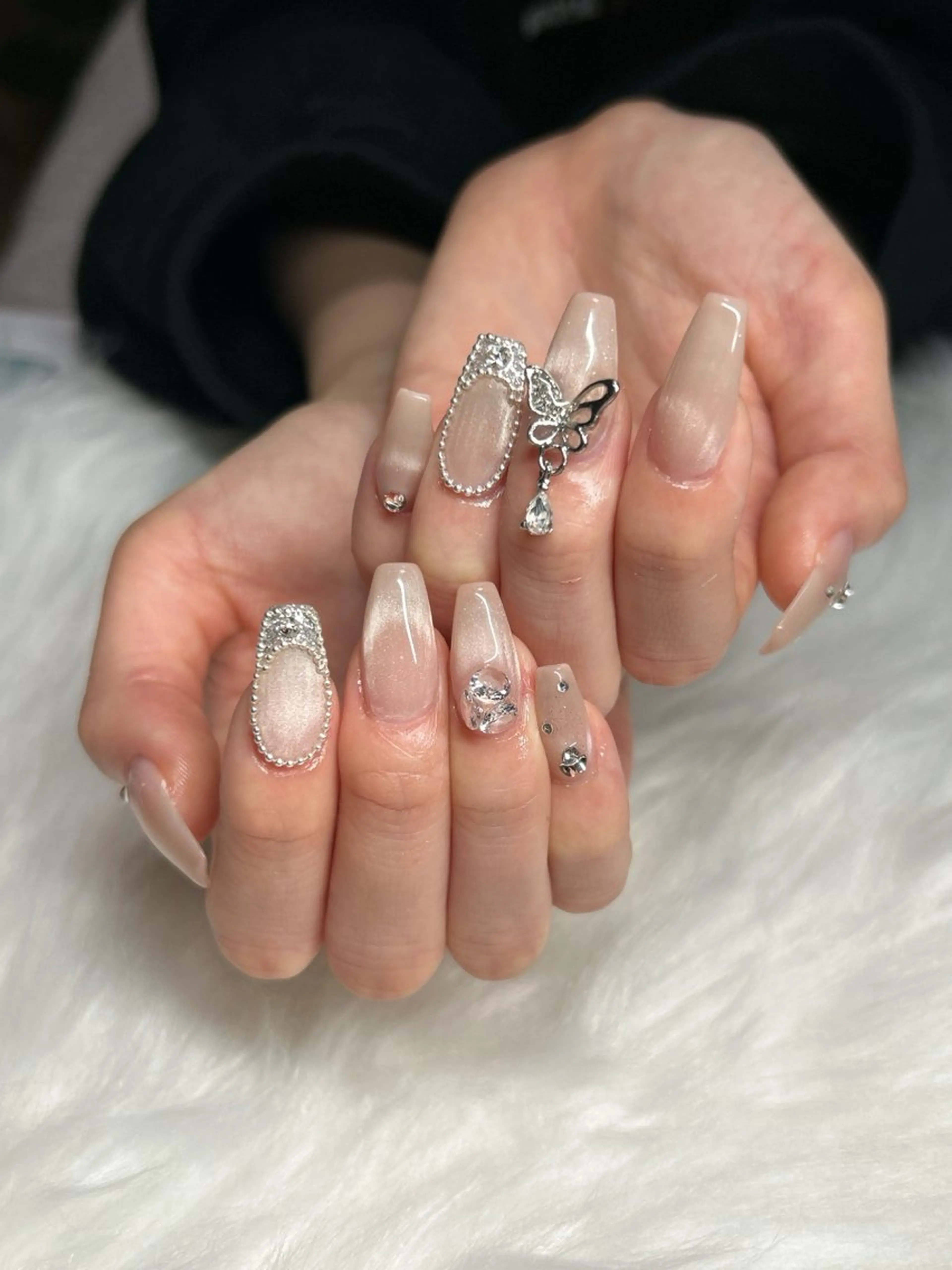 ネイル ハンドネイル JERRIE 韓国ネイル/自爪育成所属・✴︎JERRIE✴︎ 浮かない◎折れない◎のネイルデザイン