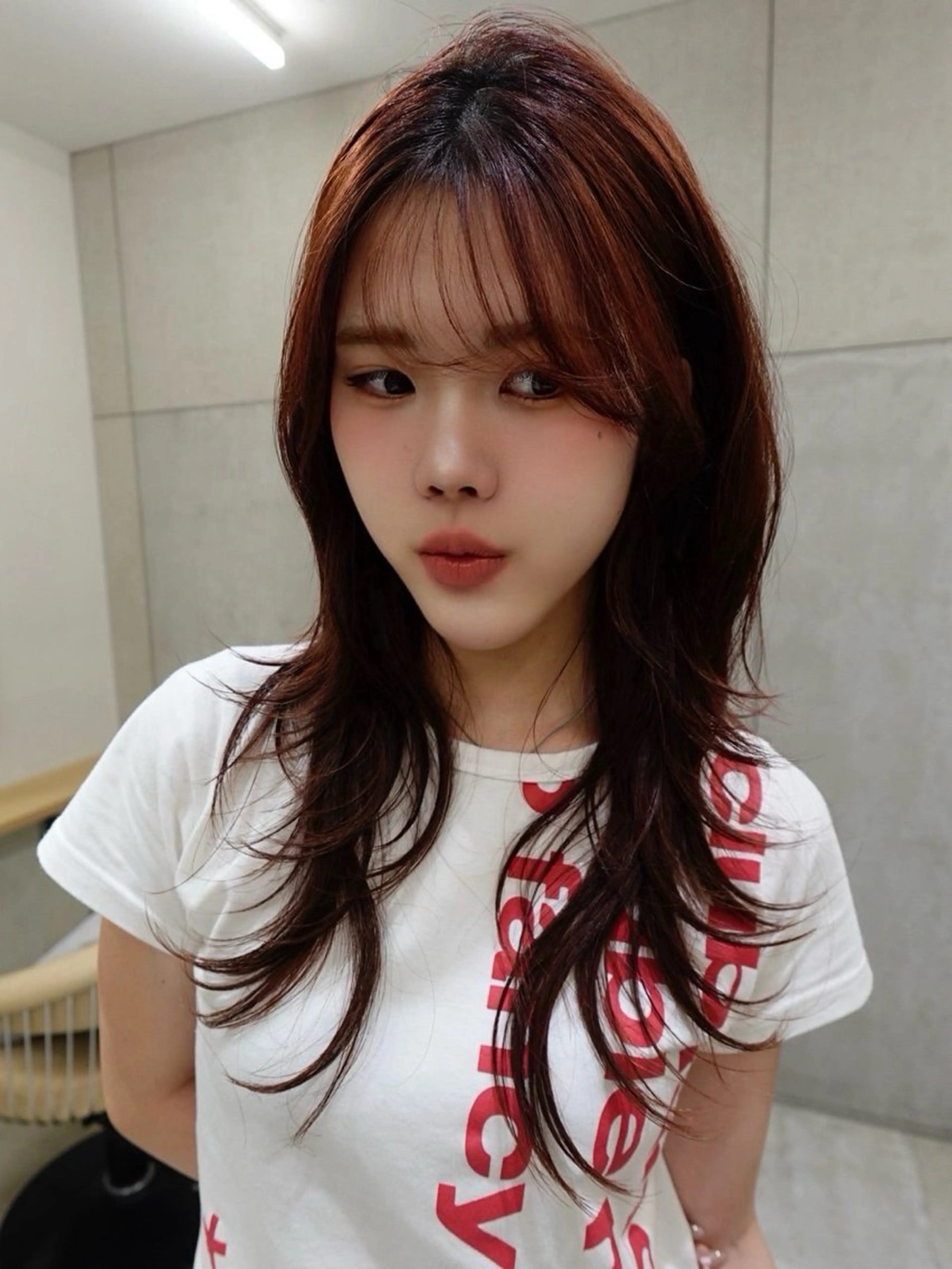 ロング ヘアカラー sand所属・ゆい 透明感color☆*のヘアスタイル