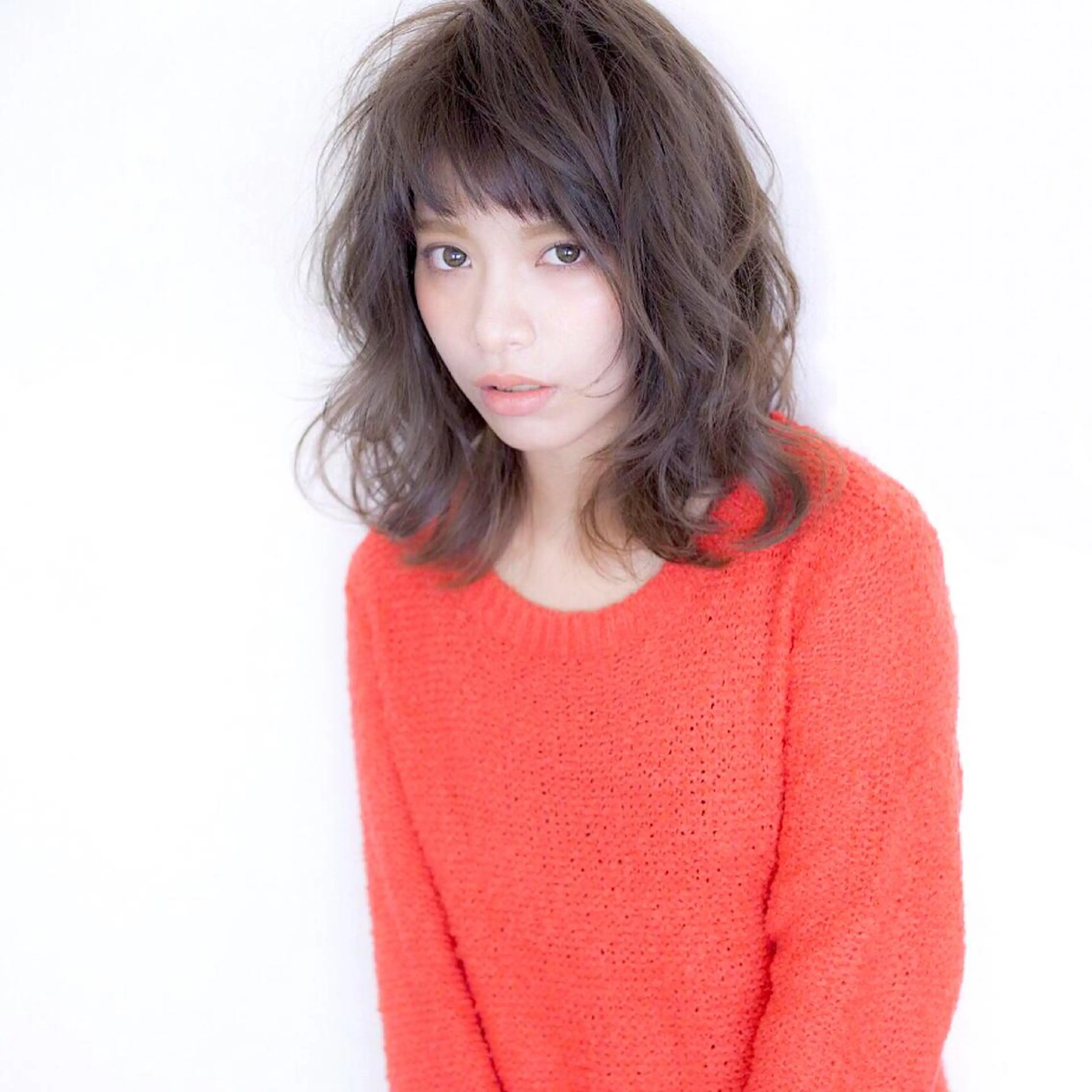 ミディアム カラー パーマ 高濃度水素/髪質改善 /柳原大輝のヘアスタイル