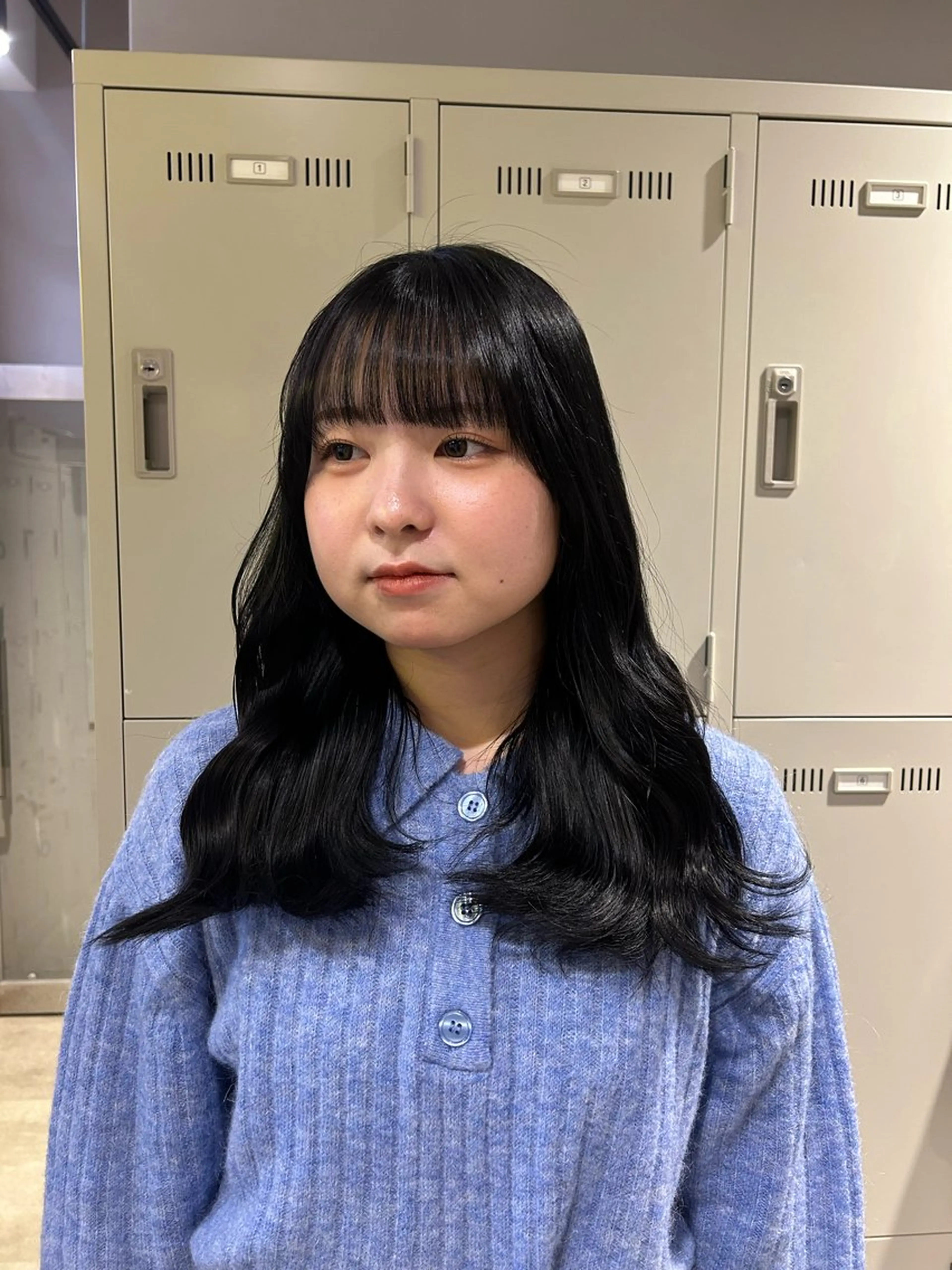 カラー ベージュ／ピンク【く すみカラー】レイヤーのヘアスタイル