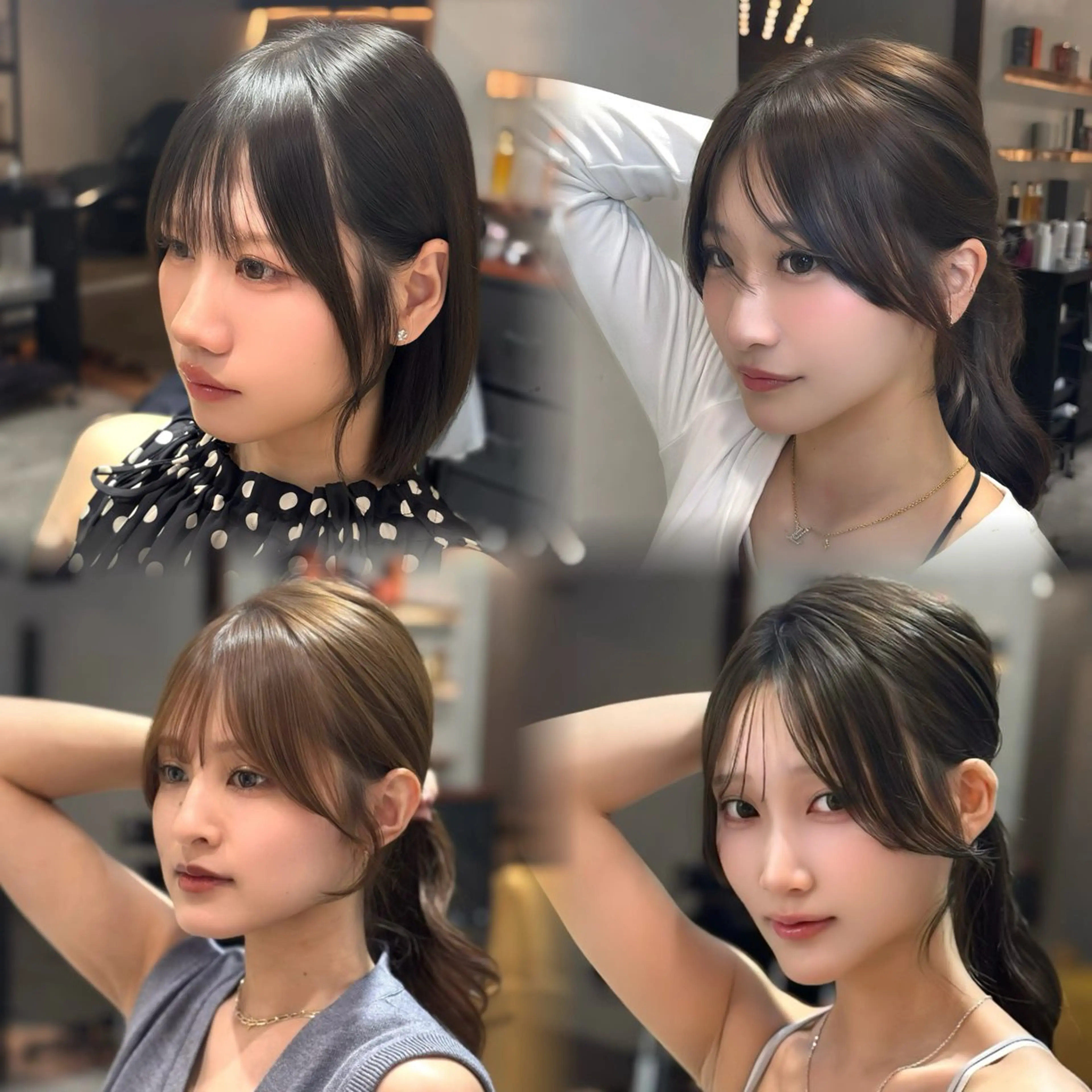 セミロング カット ヘアカラー トリートメント 銀座/韓国レイヤー髪 質改善/RYUのヘアスタイル