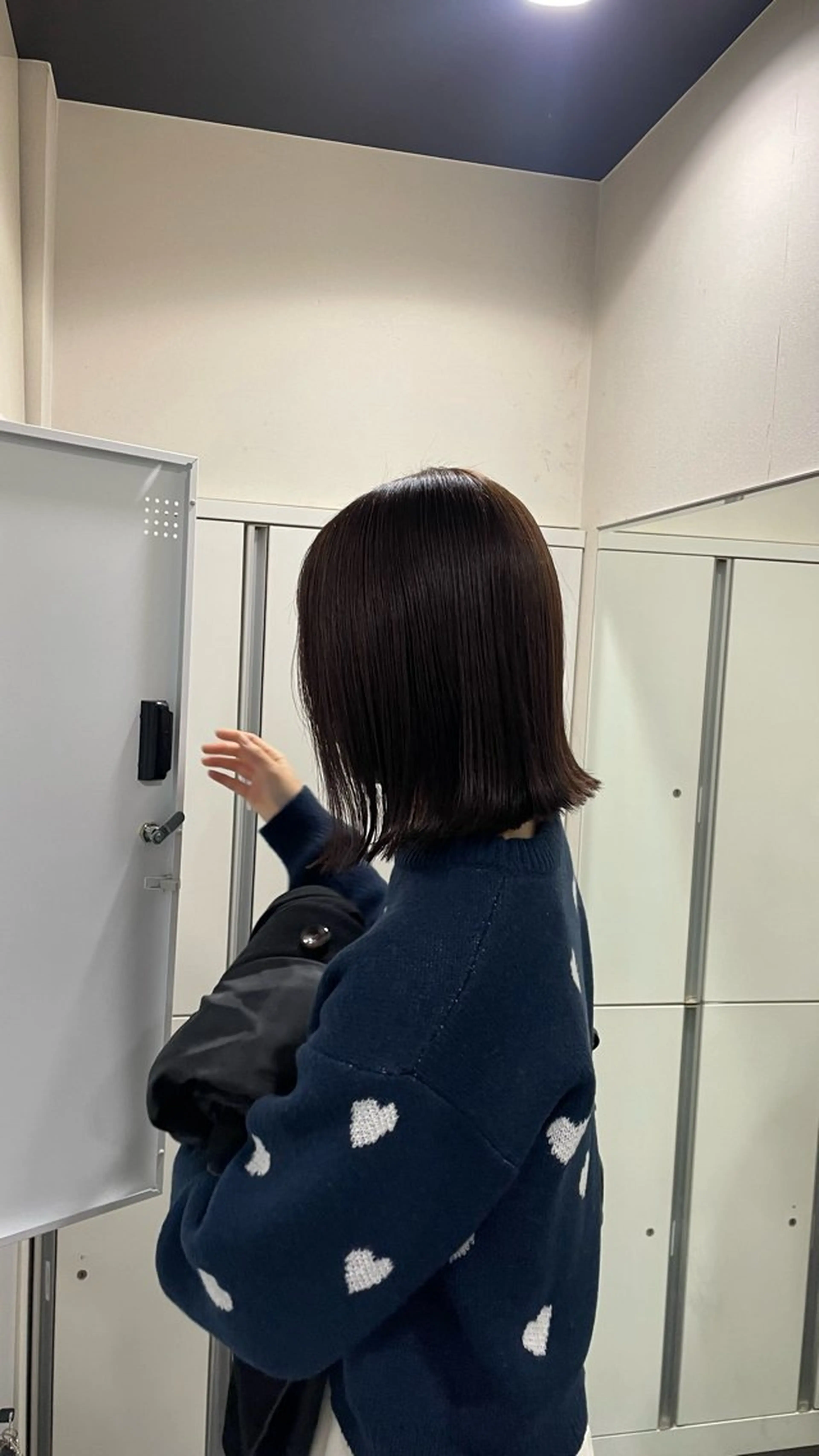 ミディアム カラー ブラウンカラー ショコラブラウン ヘアカラー 髪質改善/暗髪カラー ヘアアレンジ/ｽﾐﾚのヘアスタイル