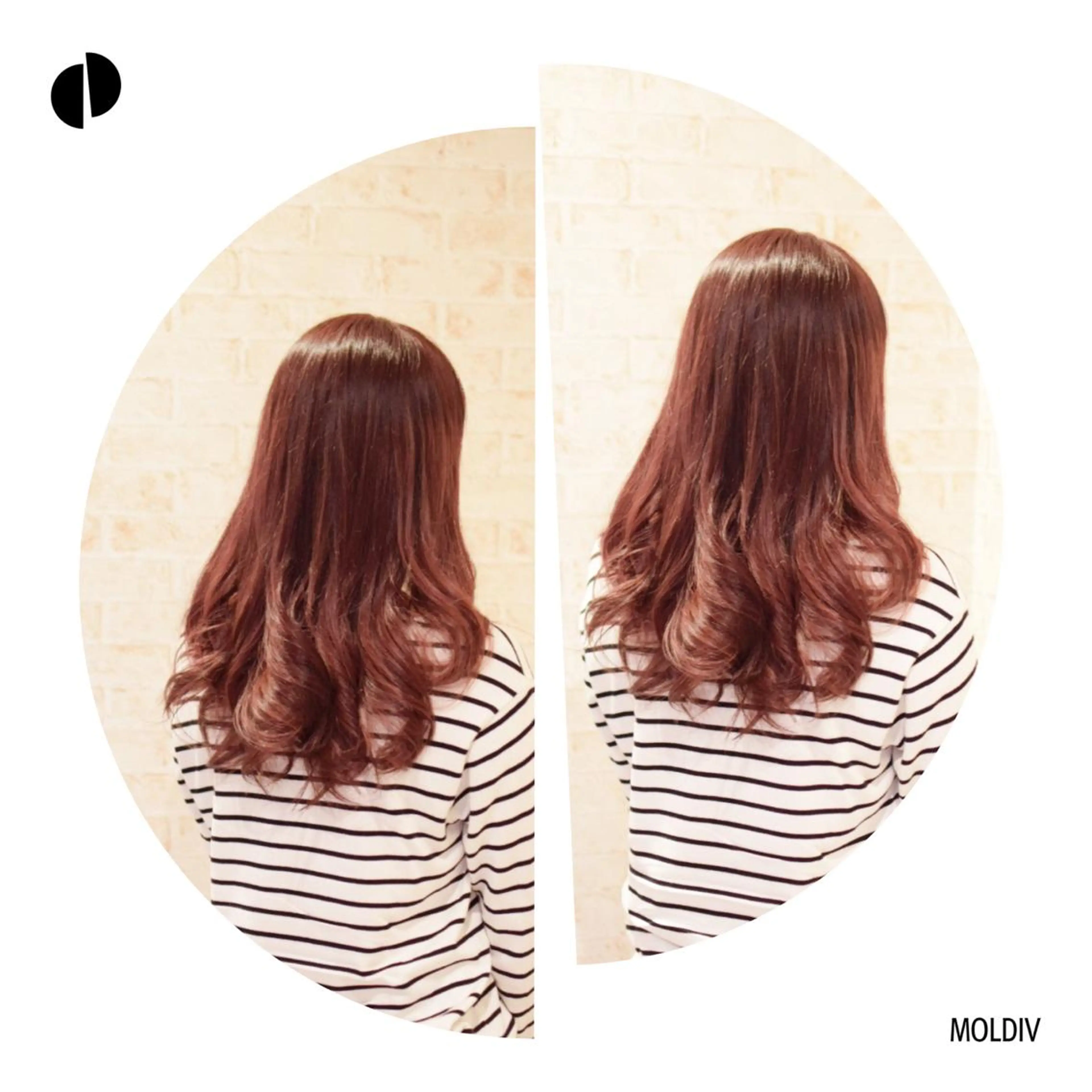 ロング カラー レッドカラー ヘアカラー トリートメント ✨縮毛矯正✨髪質改善 ナカシマ ユミのヘアスタイル