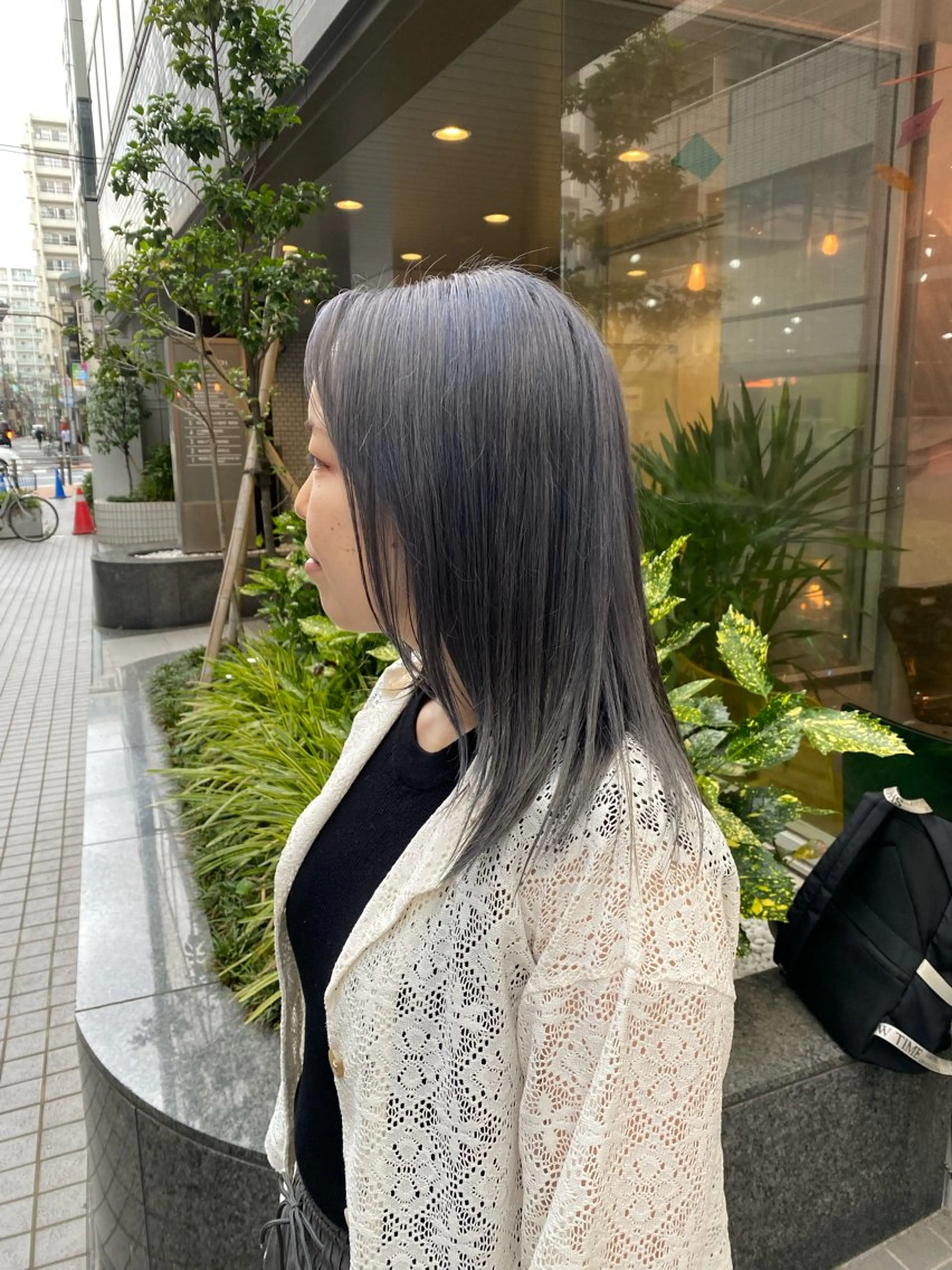 セミロング カラー ブリーチ ケアブリーチ トリートメント カット ヘアカラー トリートメント Riganuts池袋 Hayato✂︎のヘアスタイル