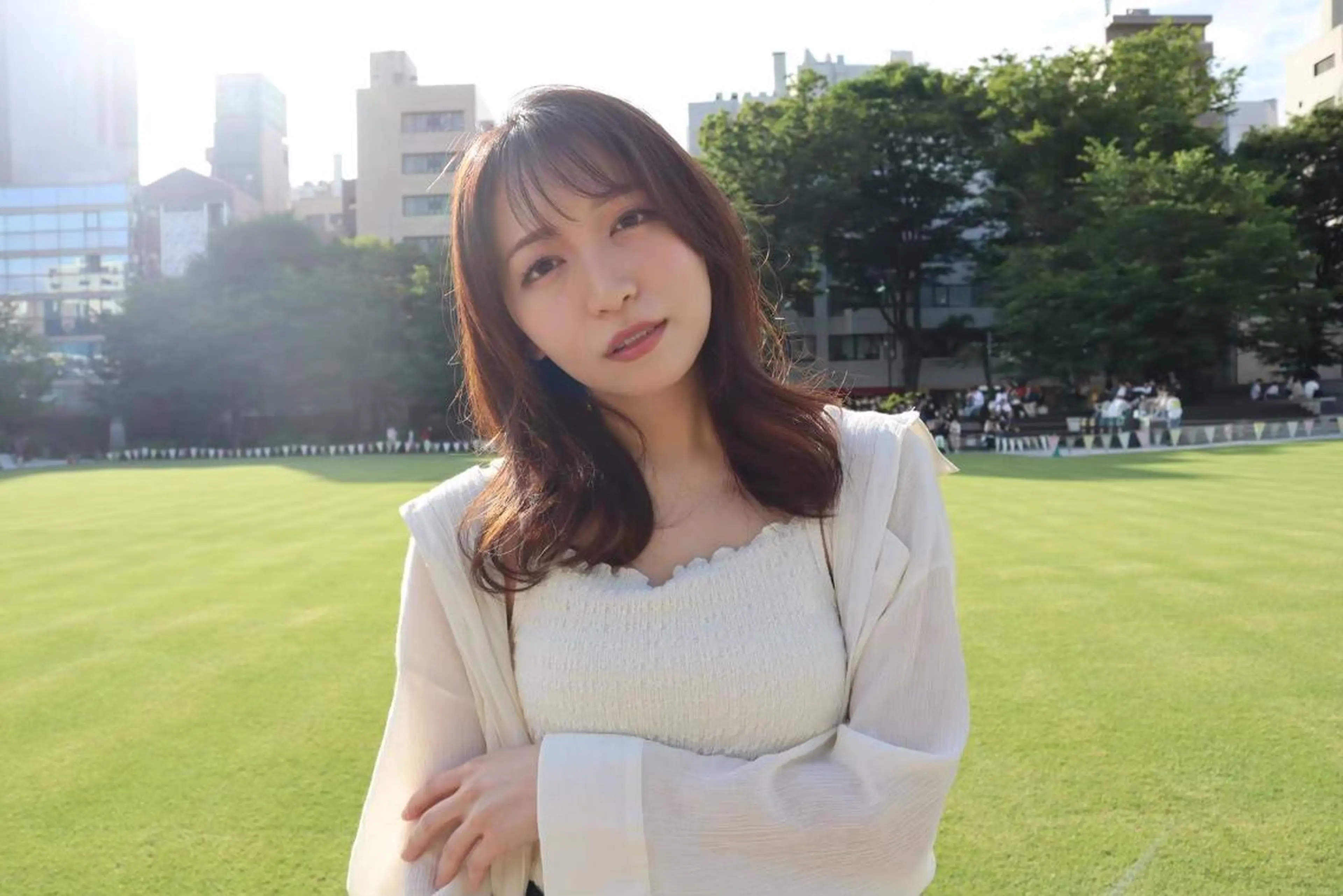 ミディアム カラー カット ヘアカラー トリートメント 本通り/透明感カラー 髪質改善/ボブ/祐樹のヘアスタイル