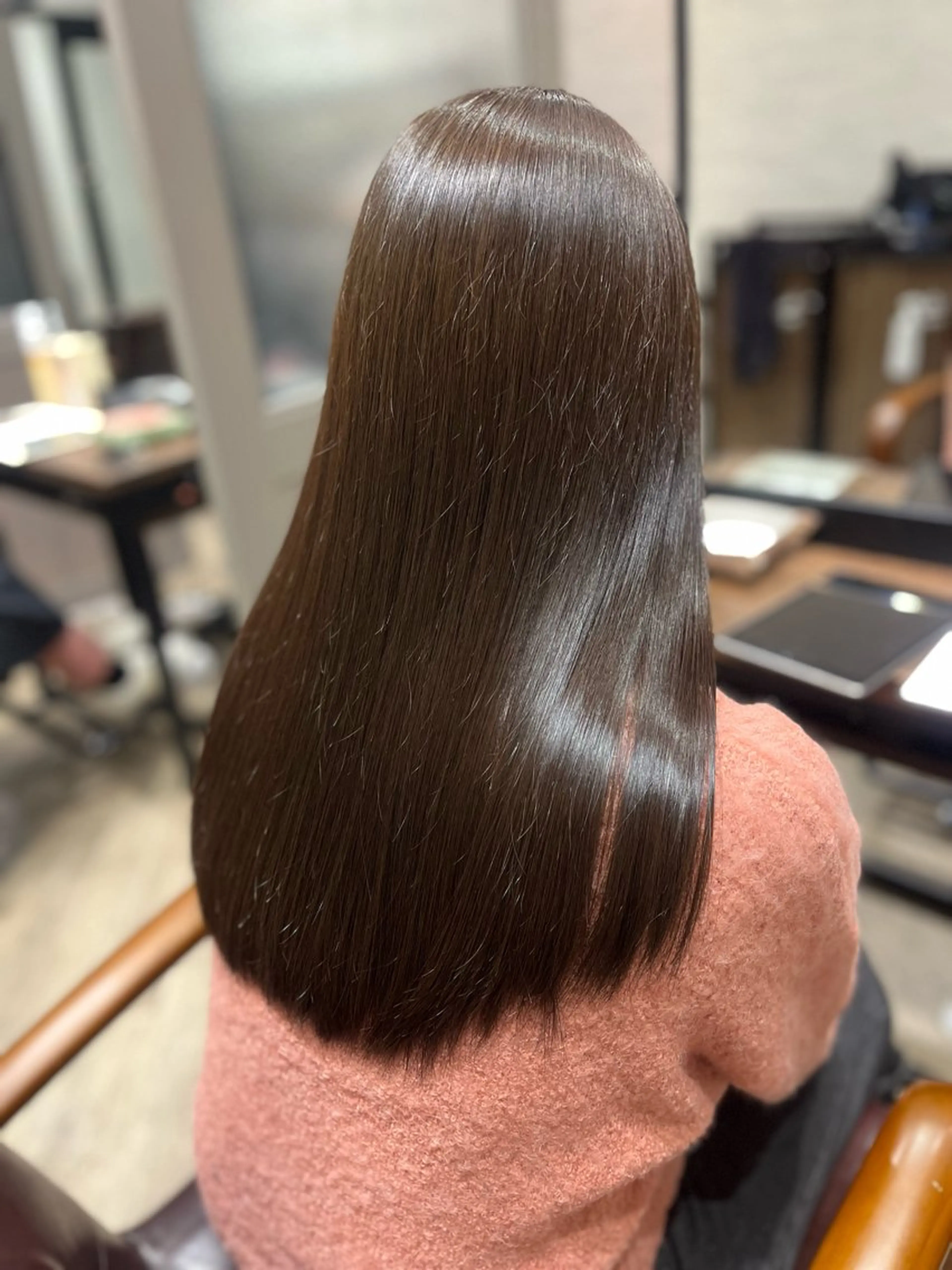 ロング カラー グレージュ ミルクティーグレージュ カット ヘアカラー トリートメント 🫧ぷる艶カラー🫧 Yuubi🦩のヘアスタイル